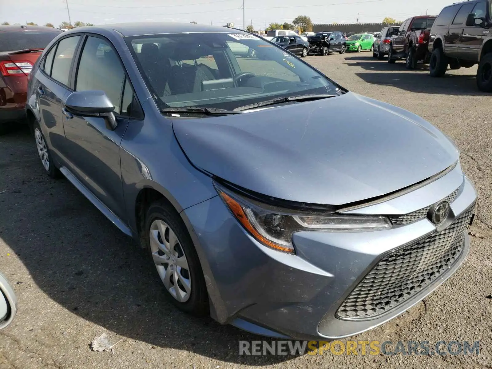 1 fotografías del automóvil dañado JTDEPRAE9LJ050569 TOYOTA COROLLA 2020
