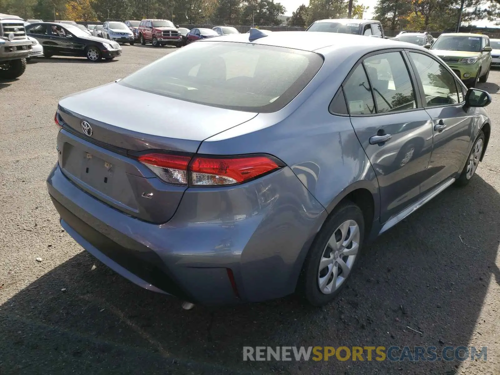 4 fotografías del automóvil dañado JTDEPRAE9LJ050569 TOYOTA COROLLA 2020
