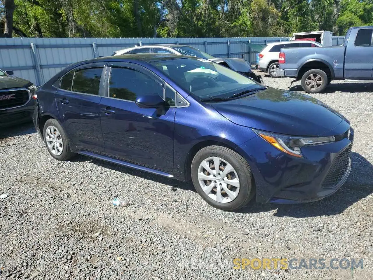 4 fotografías del automóvil dañado JTDEPRAE9LJ052709 TOYOTA COROLLA 2020