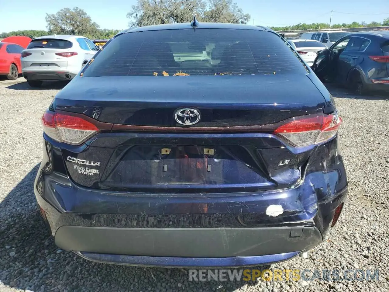 6 fotografías del automóvil dañado JTDEPRAE9LJ052709 TOYOTA COROLLA 2020