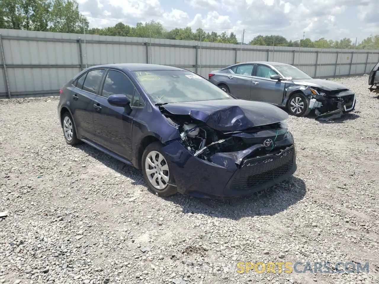 1 fotografías del automóvil dañado JTDEPRAE9LJ053200 TOYOTA COROLLA 2020
