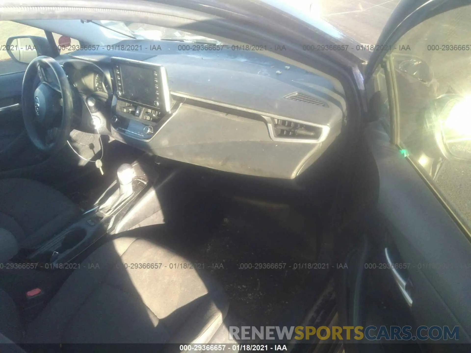 5 fotografías del automóvil dañado JTDEPRAE9LJ053486 TOYOTA COROLLA 2020