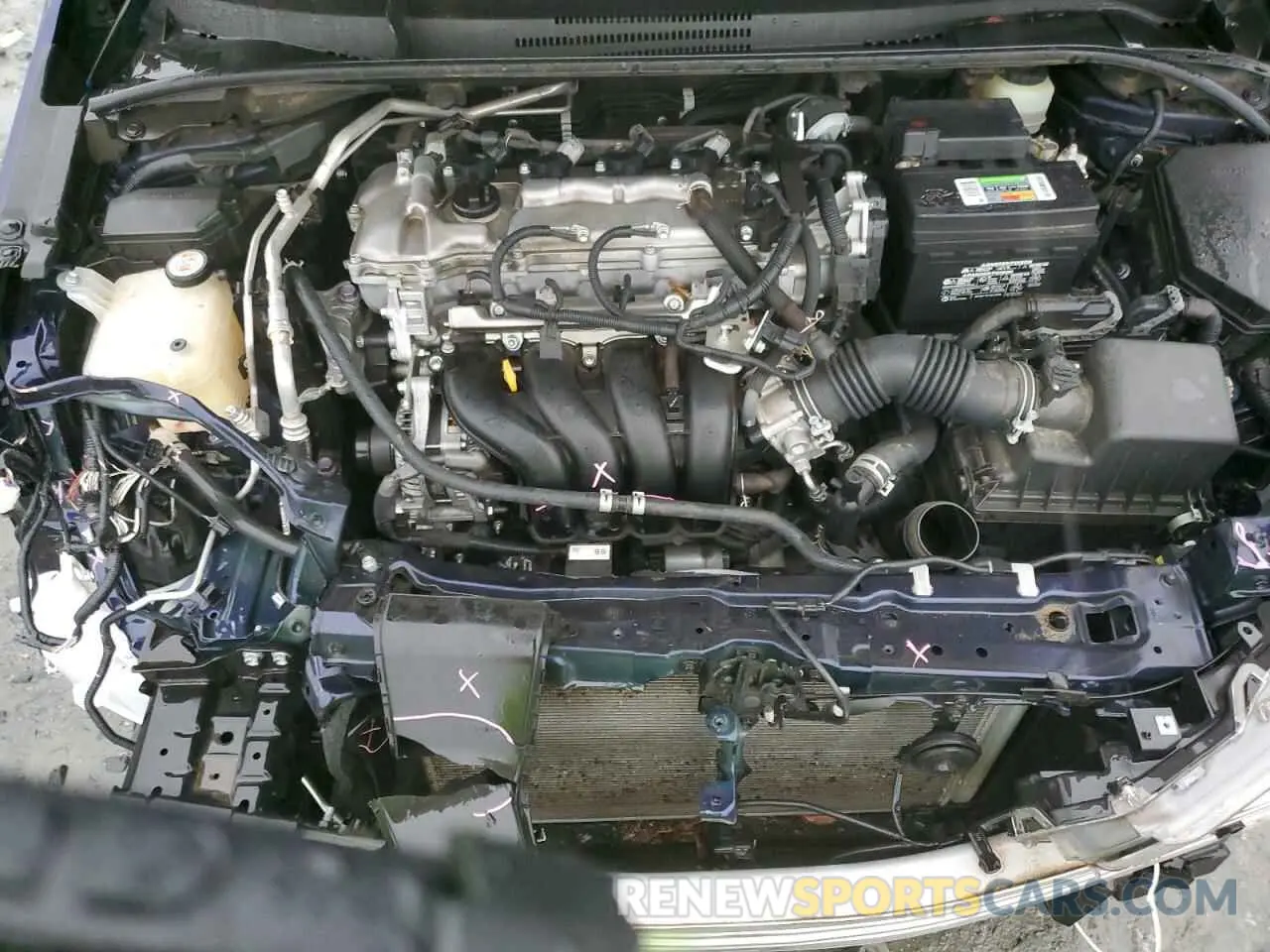 11 fotografías del automóvil dañado JTDEPRAE9LJ053603 TOYOTA COROLLA 2020