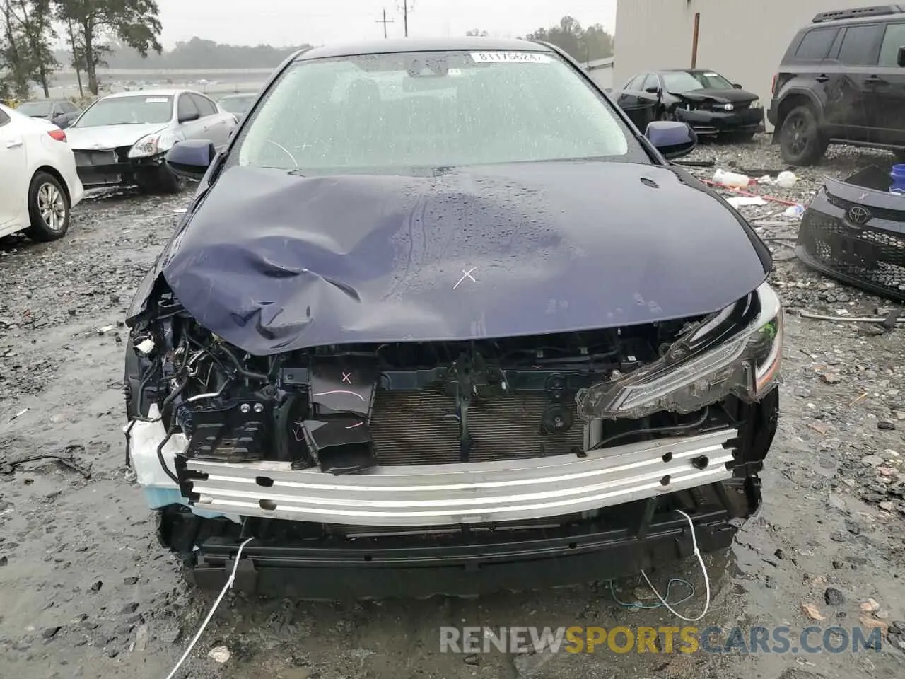 5 fotografías del automóvil dañado JTDEPRAE9LJ053603 TOYOTA COROLLA 2020