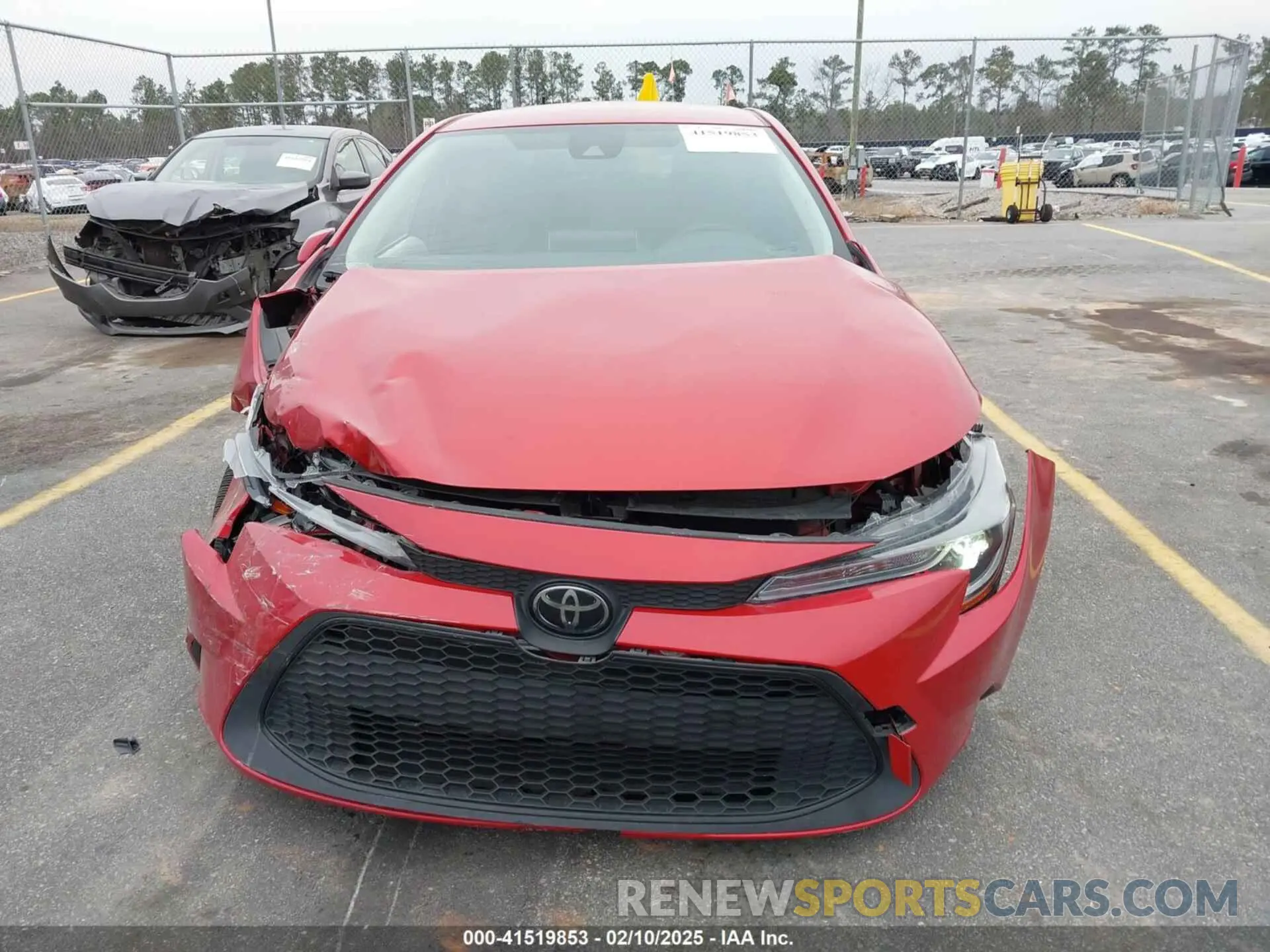 11 fotografías del automóvil dañado JTDEPRAE9LJ056033 TOYOTA COROLLA 2020