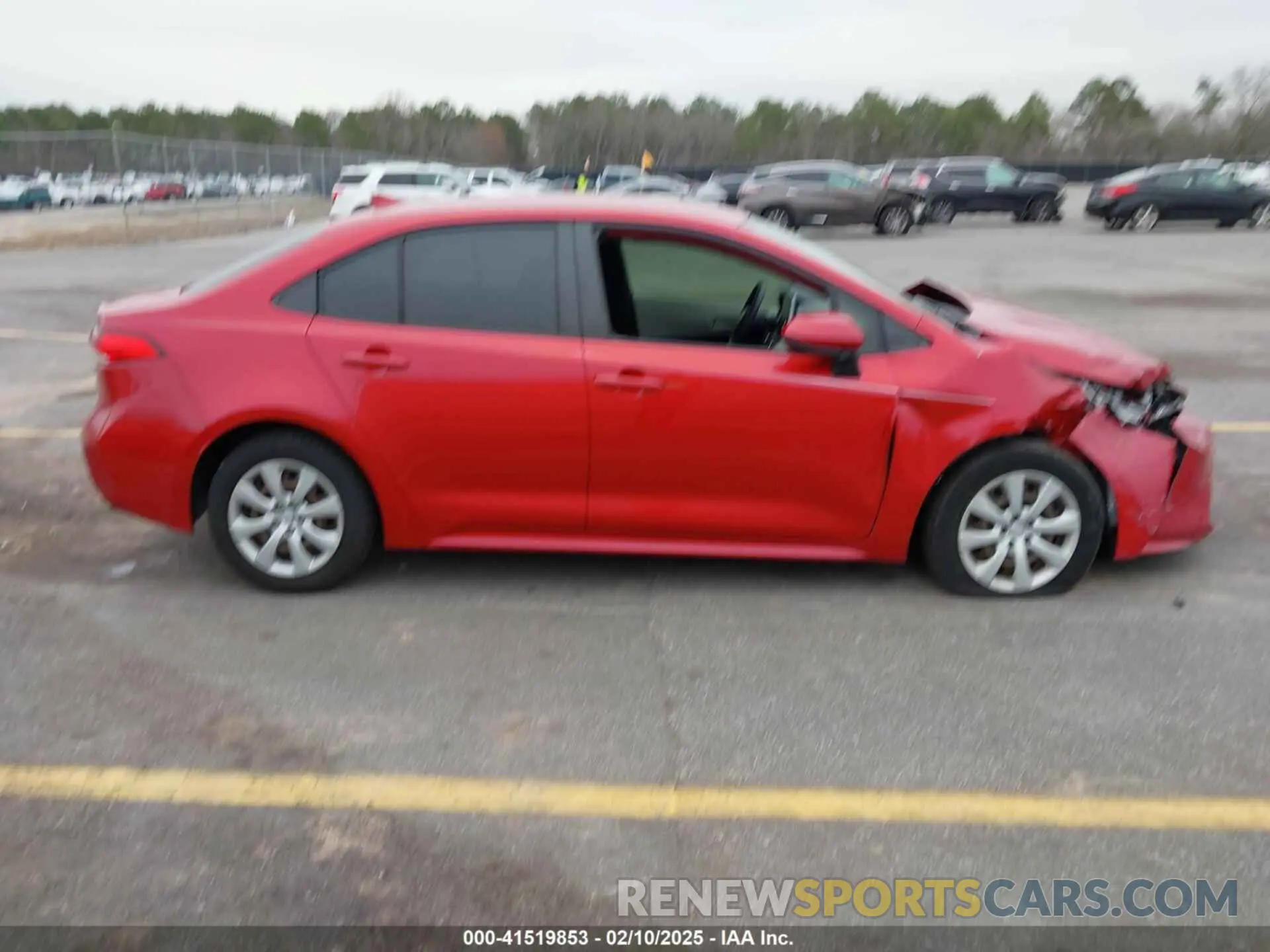 12 fotografías del automóvil dañado JTDEPRAE9LJ056033 TOYOTA COROLLA 2020