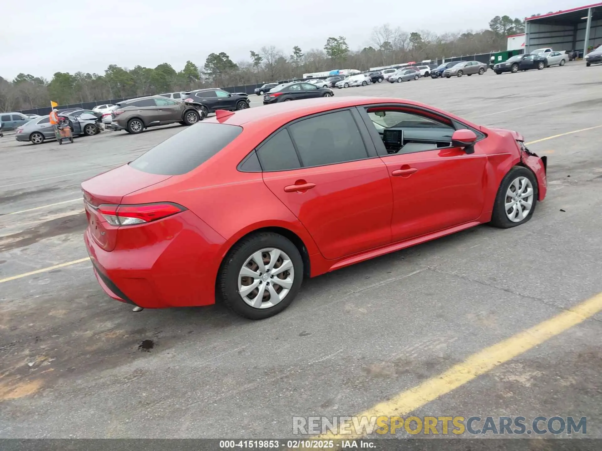 4 fotografías del automóvil dañado JTDEPRAE9LJ056033 TOYOTA COROLLA 2020