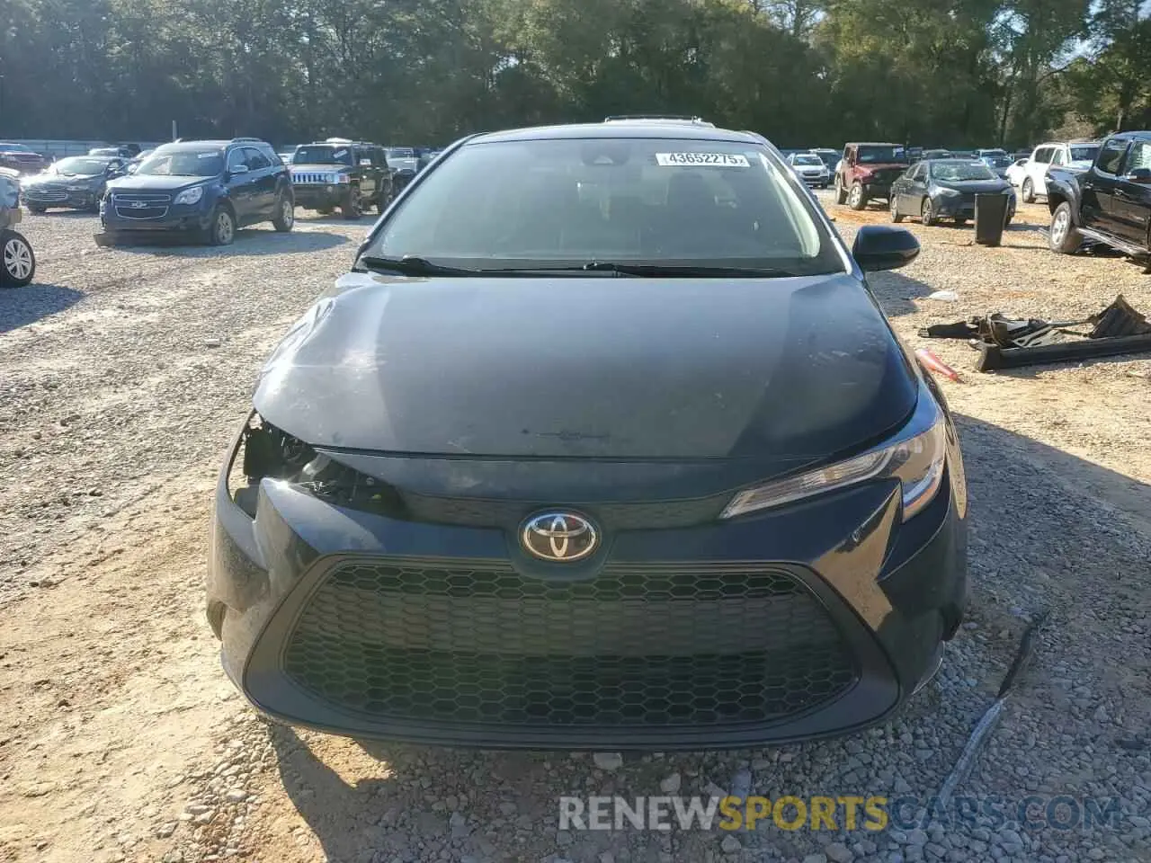 5 fotografías del automóvil dañado JTDEPRAE9LJ057506 TOYOTA COROLLA 2020