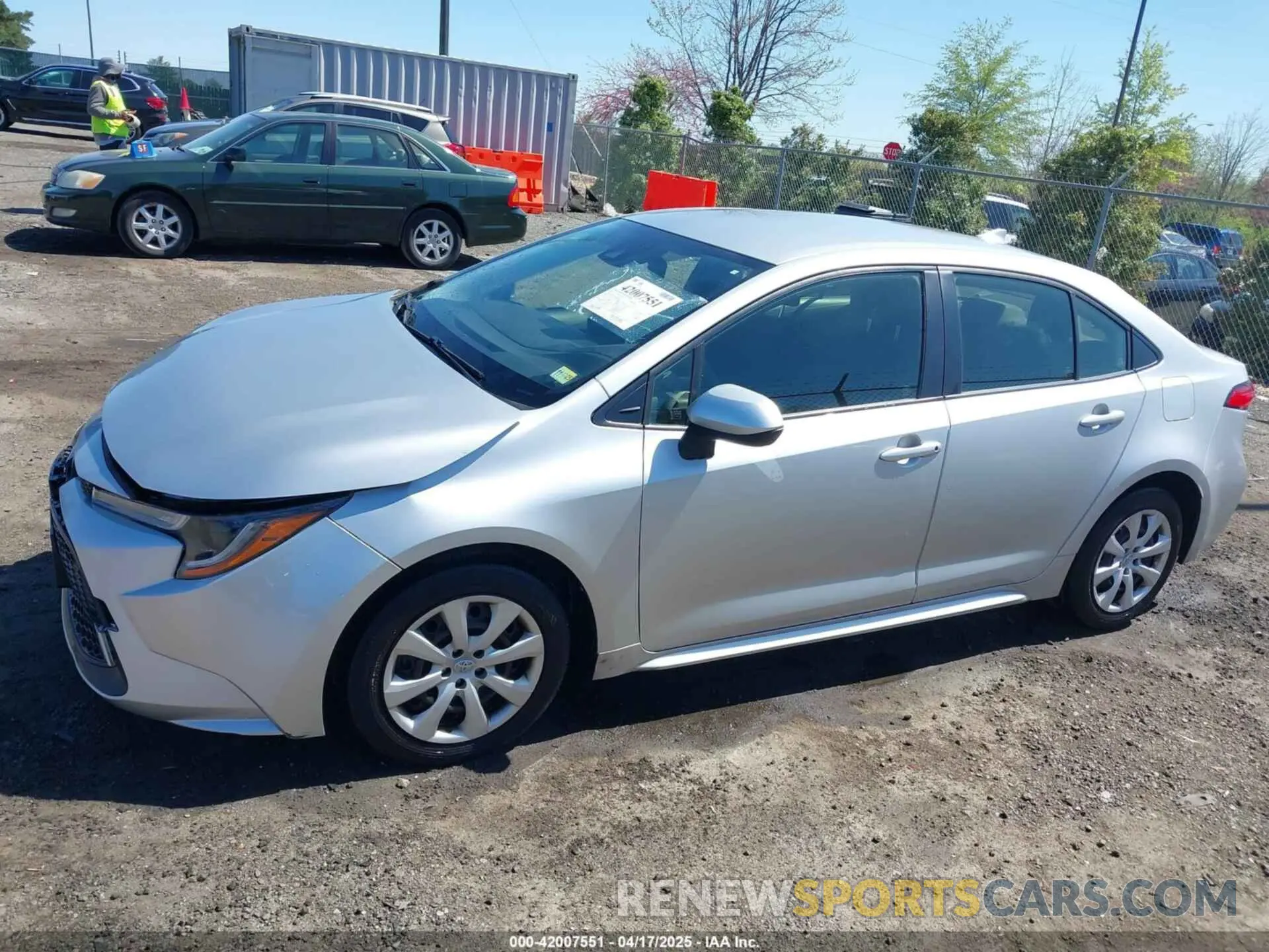 14 fotografías del automóvil dañado JTDEPRAE9LJ078792 TOYOTA COROLLA 2020