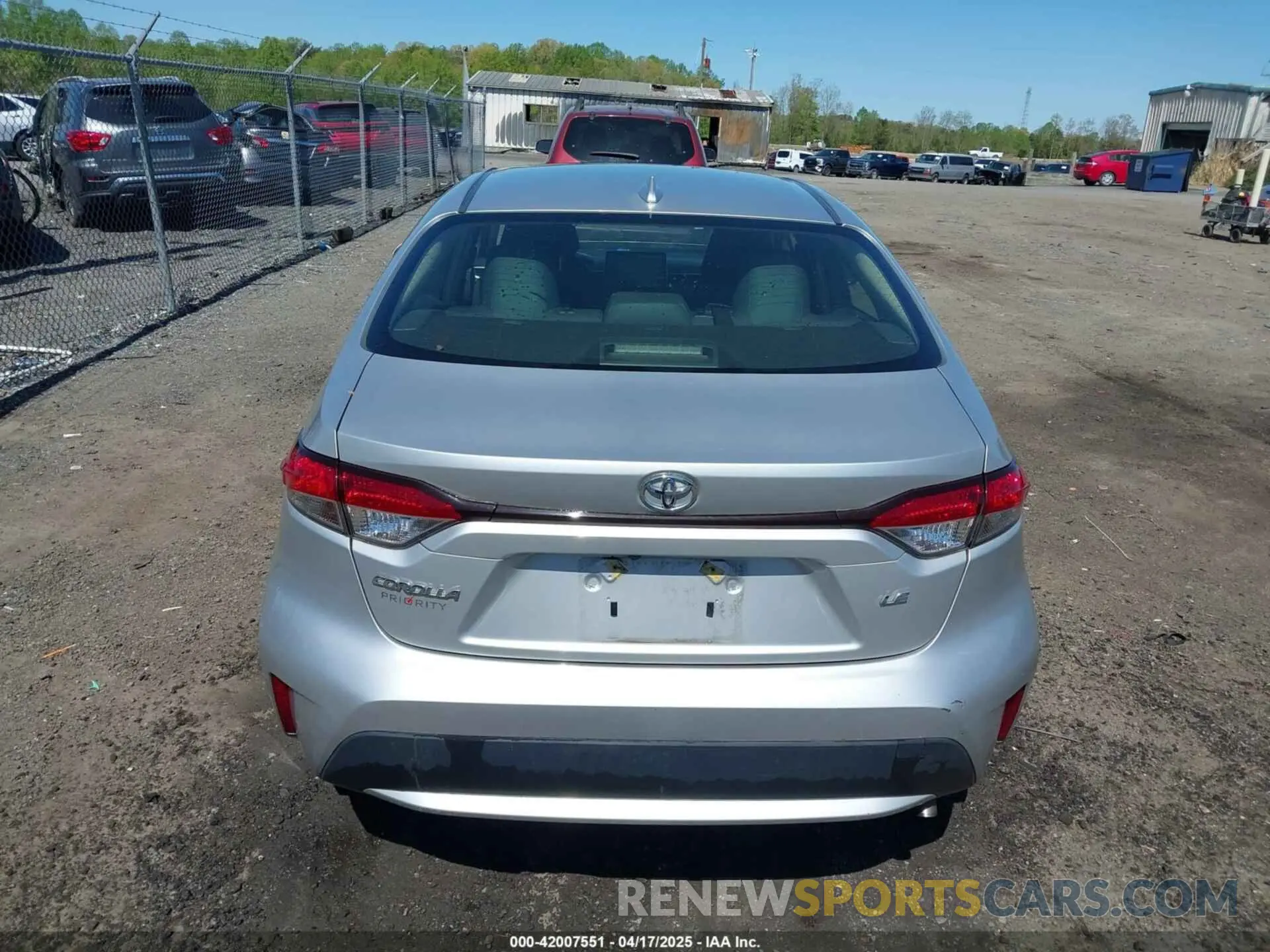 16 fotografías del automóvil dañado JTDEPRAE9LJ078792 TOYOTA COROLLA 2020