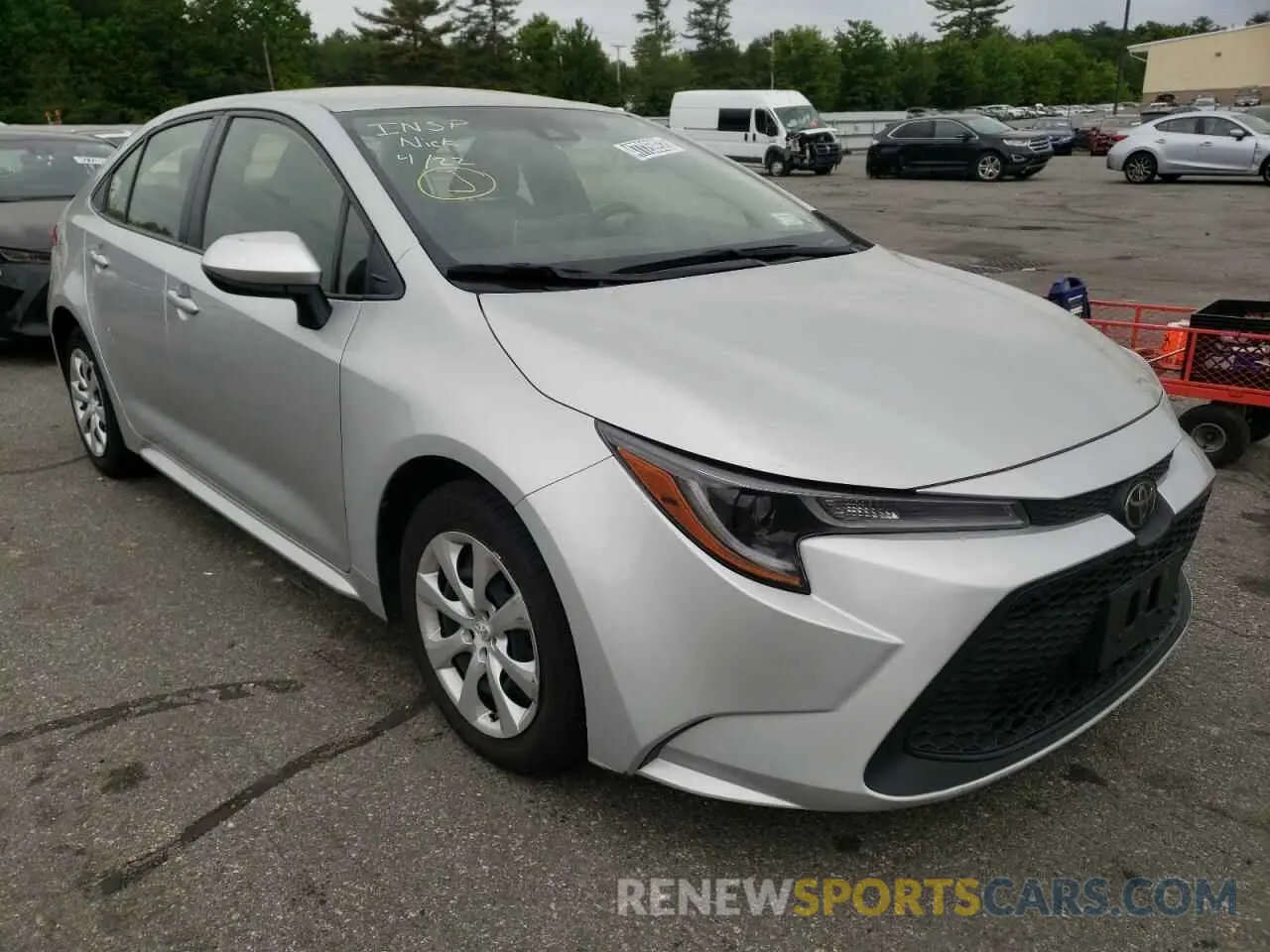 1 fotografías del automóvil dañado JTDEPRAE9LJ083264 TOYOTA COROLLA 2020