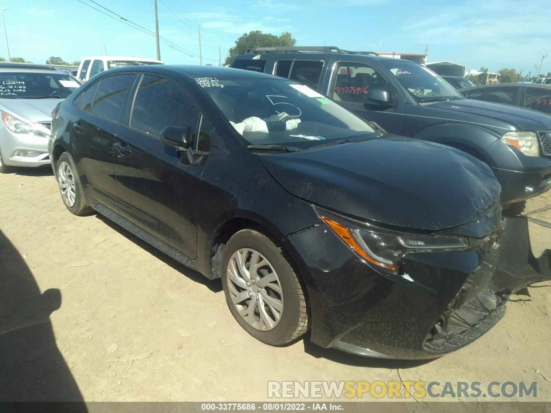 1 fotografías del automóvil dañado JTDEPRAE9LJ089467 TOYOTA COROLLA 2020