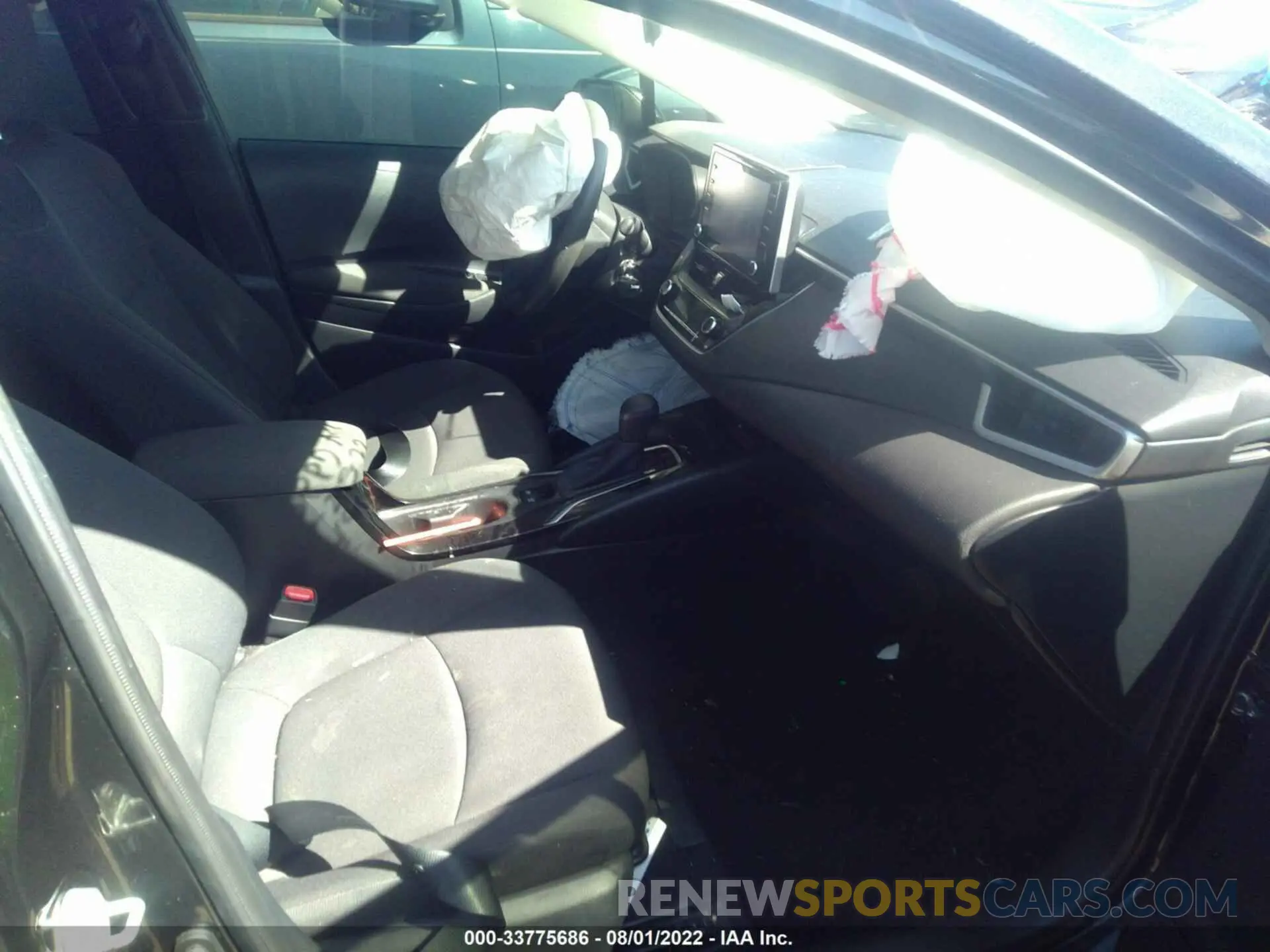 5 fotografías del automóvil dañado JTDEPRAE9LJ089467 TOYOTA COROLLA 2020