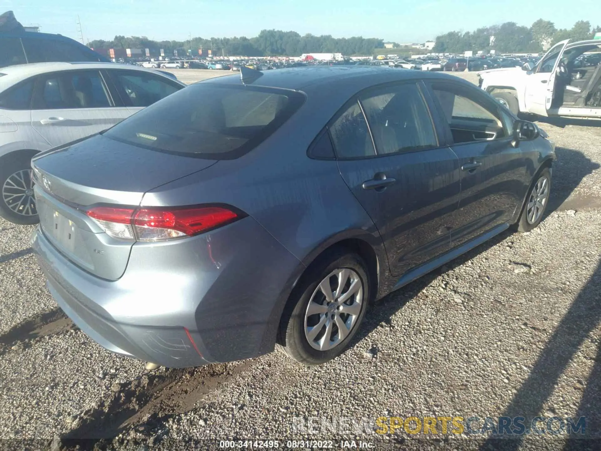 4 fotografías del automóvil dañado JTDEPRAE9LJ096919 TOYOTA COROLLA 2020