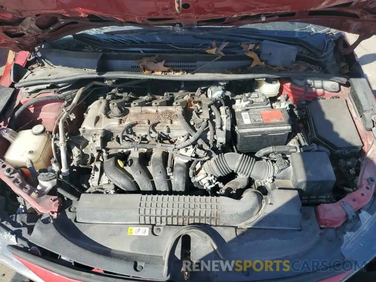 11 fotografías del automóvil dañado JTDEPRAE9LJ101763 TOYOTA COROLLA 2020