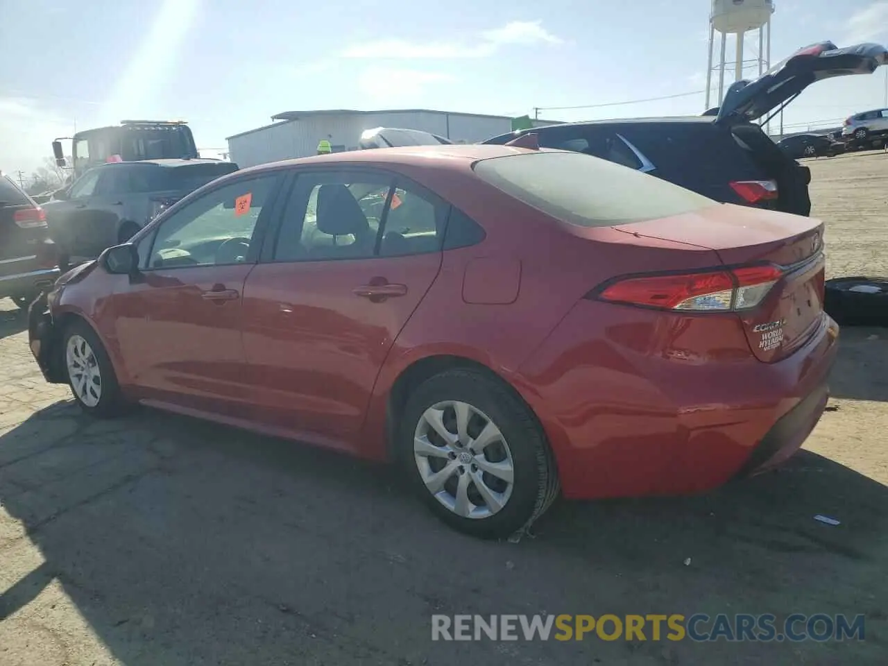2 fotografías del automóvil dañado JTDEPRAE9LJ101763 TOYOTA COROLLA 2020