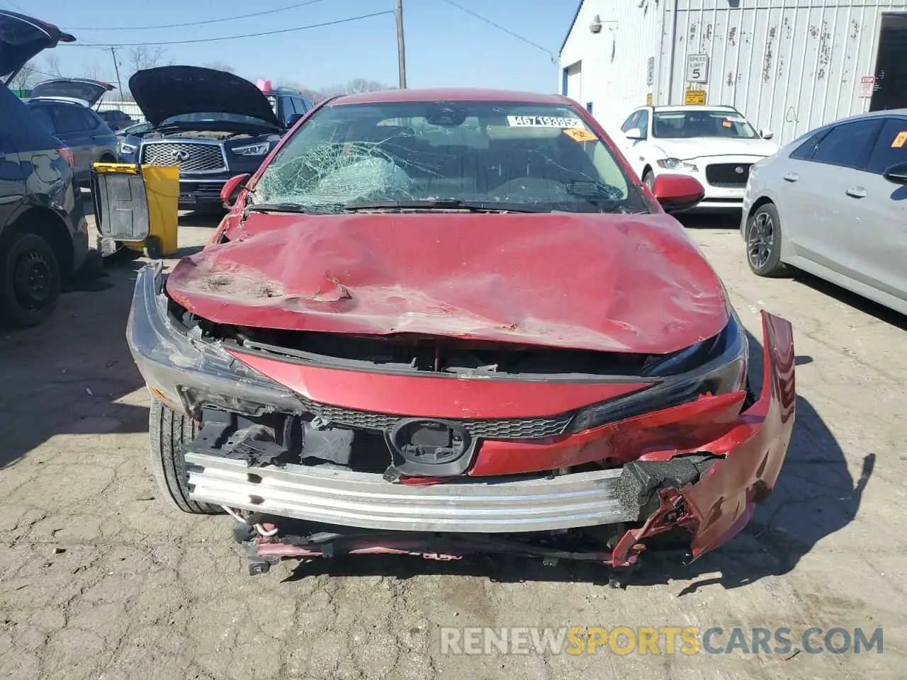 5 fotografías del automóvil dañado JTDEPRAE9LJ101763 TOYOTA COROLLA 2020