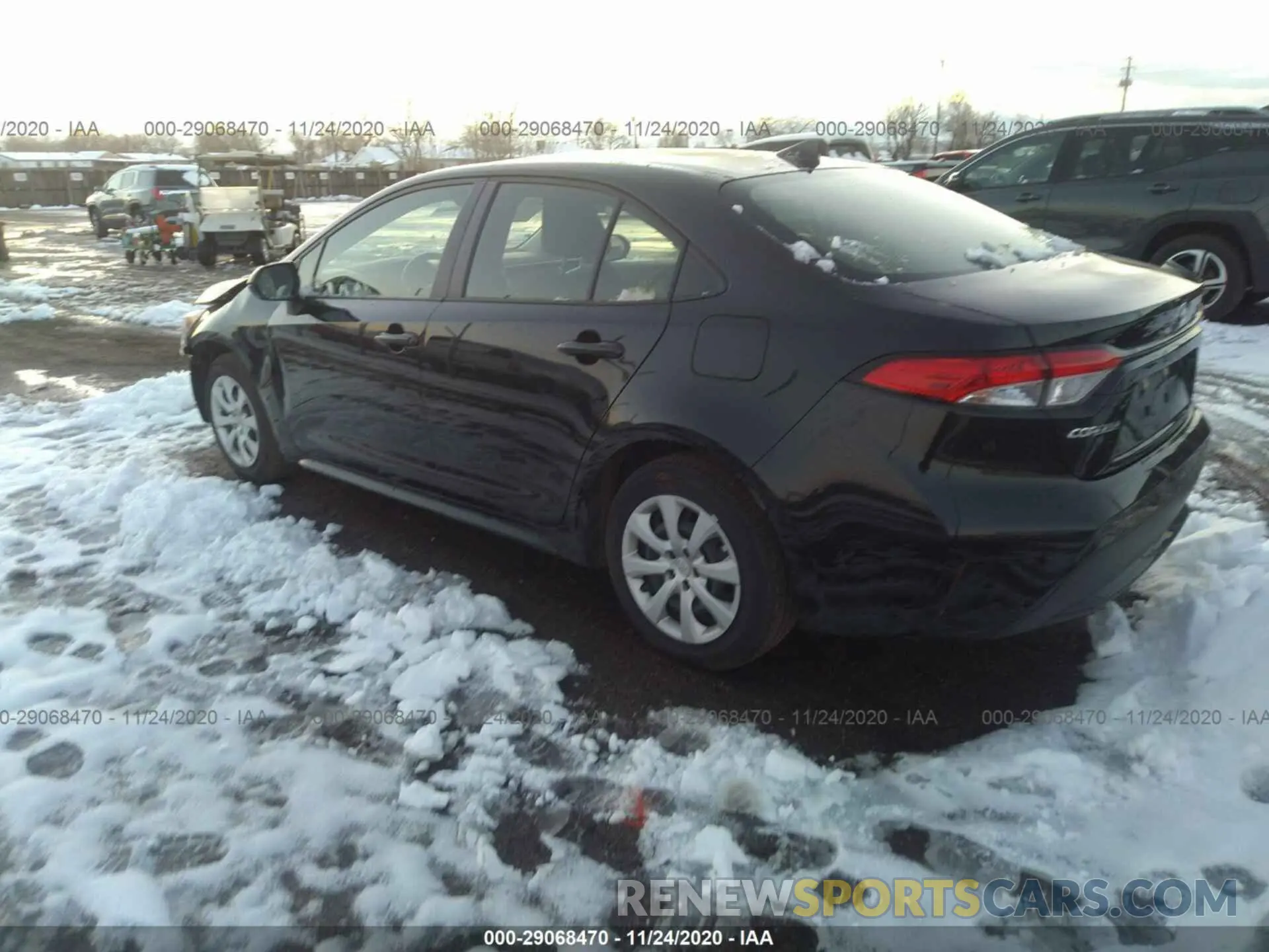 3 fotografías del automóvil dañado JTDEPRAE9LJ101780 TOYOTA COROLLA 2020