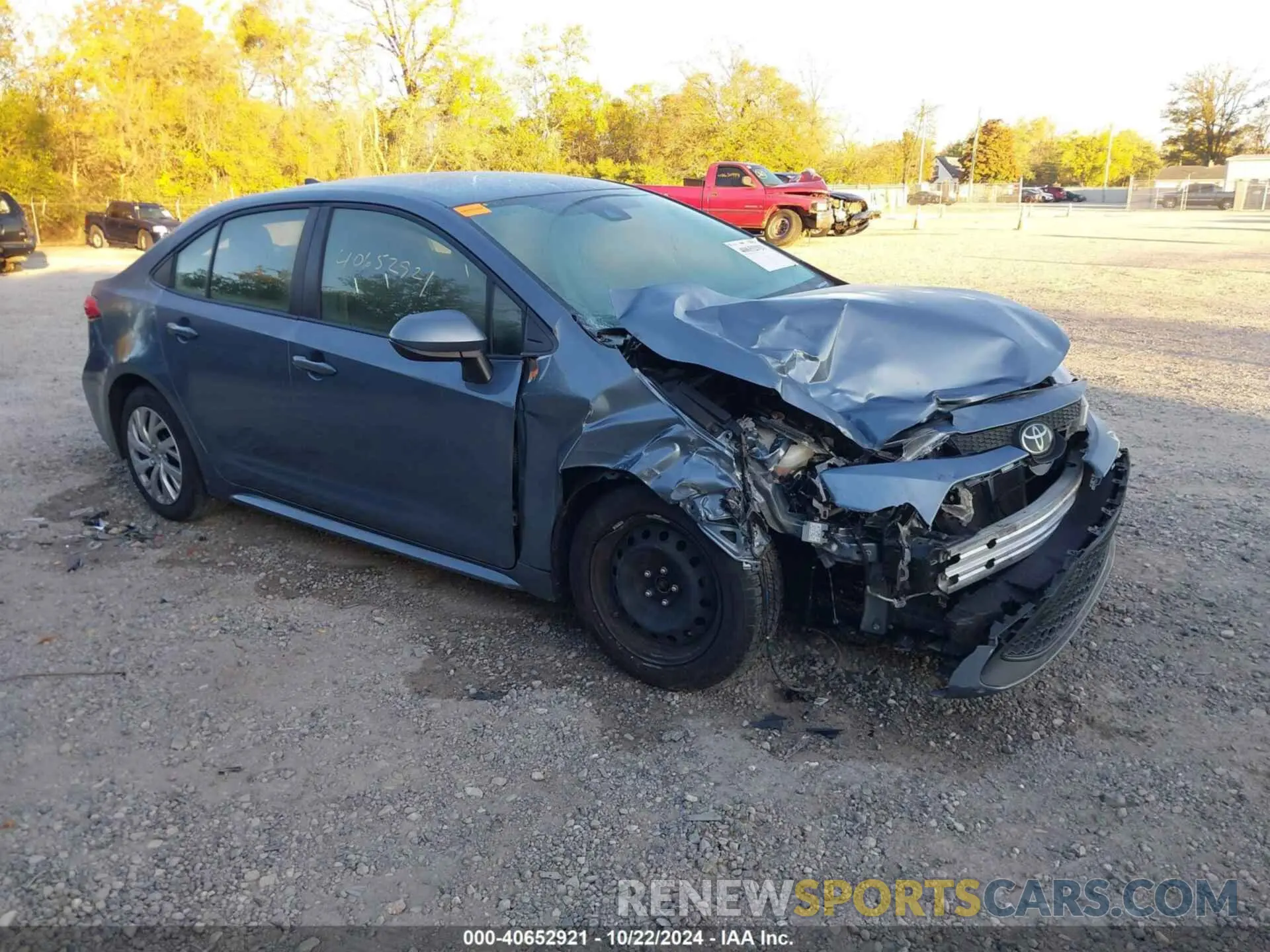 1 fotografías del automóvil dañado JTDEPRAE9LJ102895 TOYOTA COROLLA 2020