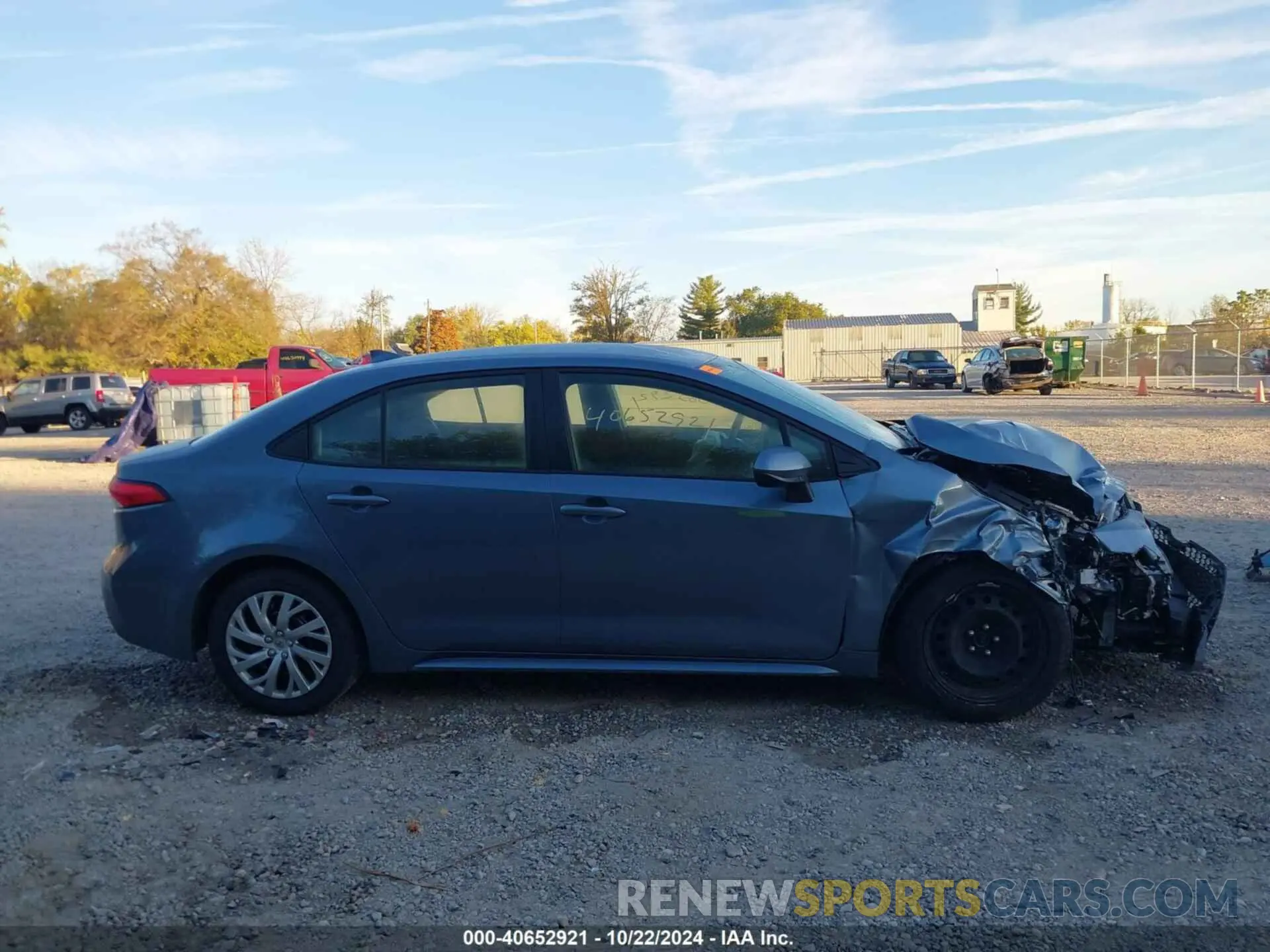 14 fotografías del automóvil dañado JTDEPRAE9LJ102895 TOYOTA COROLLA 2020