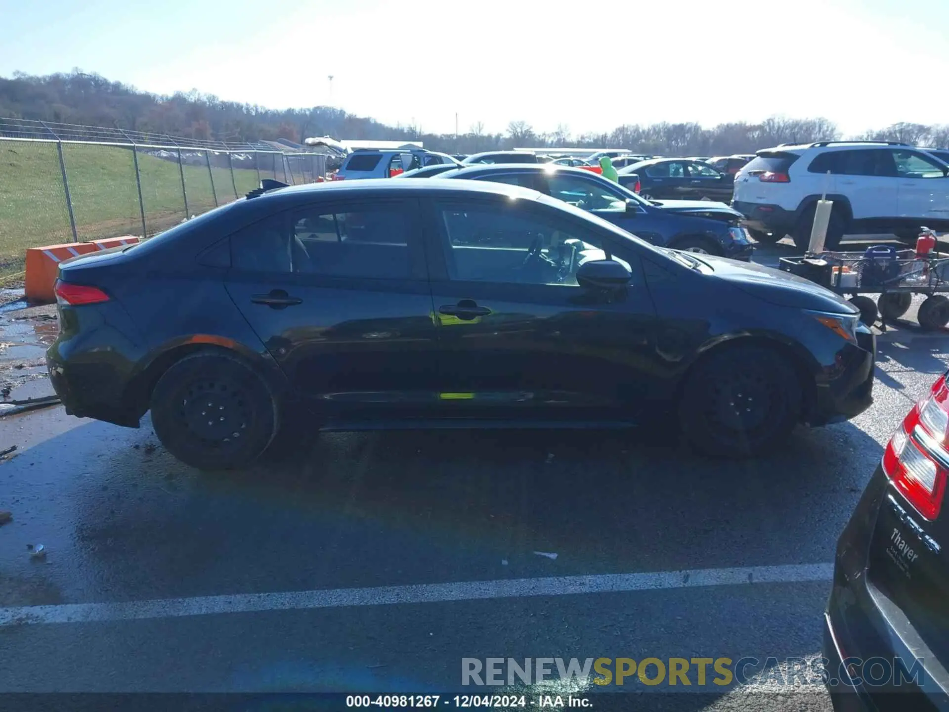 13 fotografías del automóvil dañado JTDEPRAE9LJ104291 TOYOTA COROLLA 2020