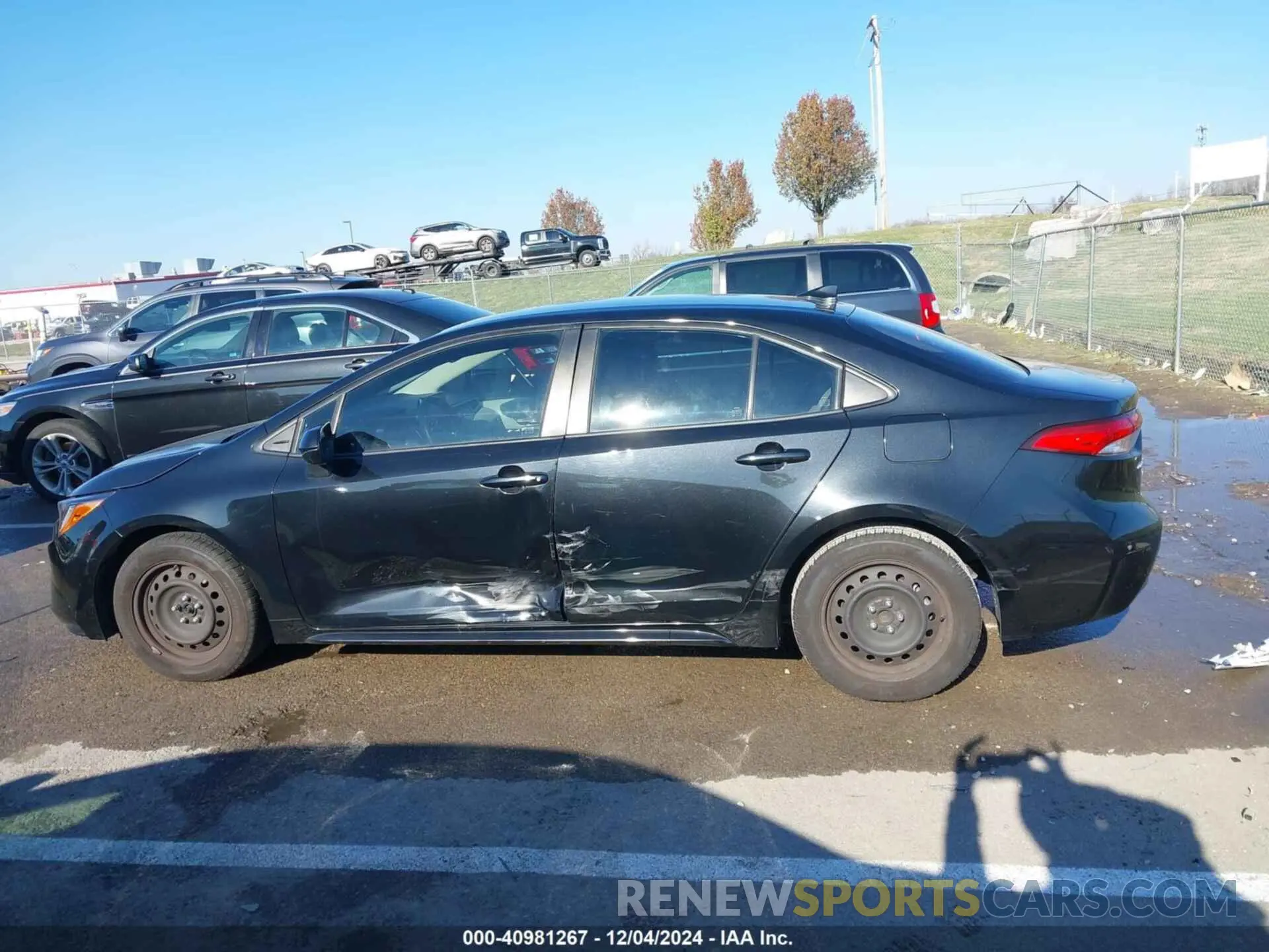 14 fotografías del automóvil dañado JTDEPRAE9LJ104291 TOYOTA COROLLA 2020