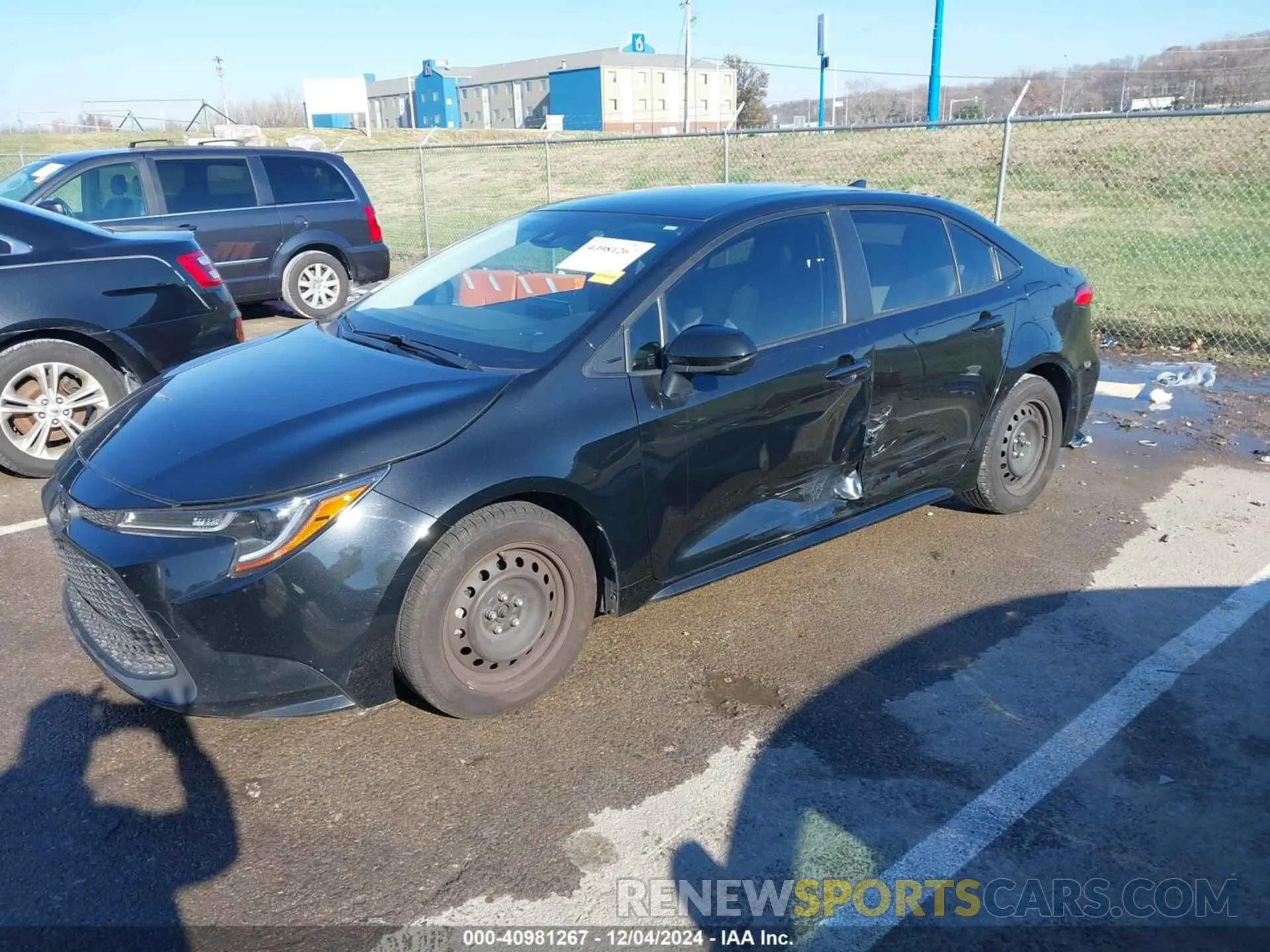 2 fotografías del automóvil dañado JTDEPRAE9LJ104291 TOYOTA COROLLA 2020