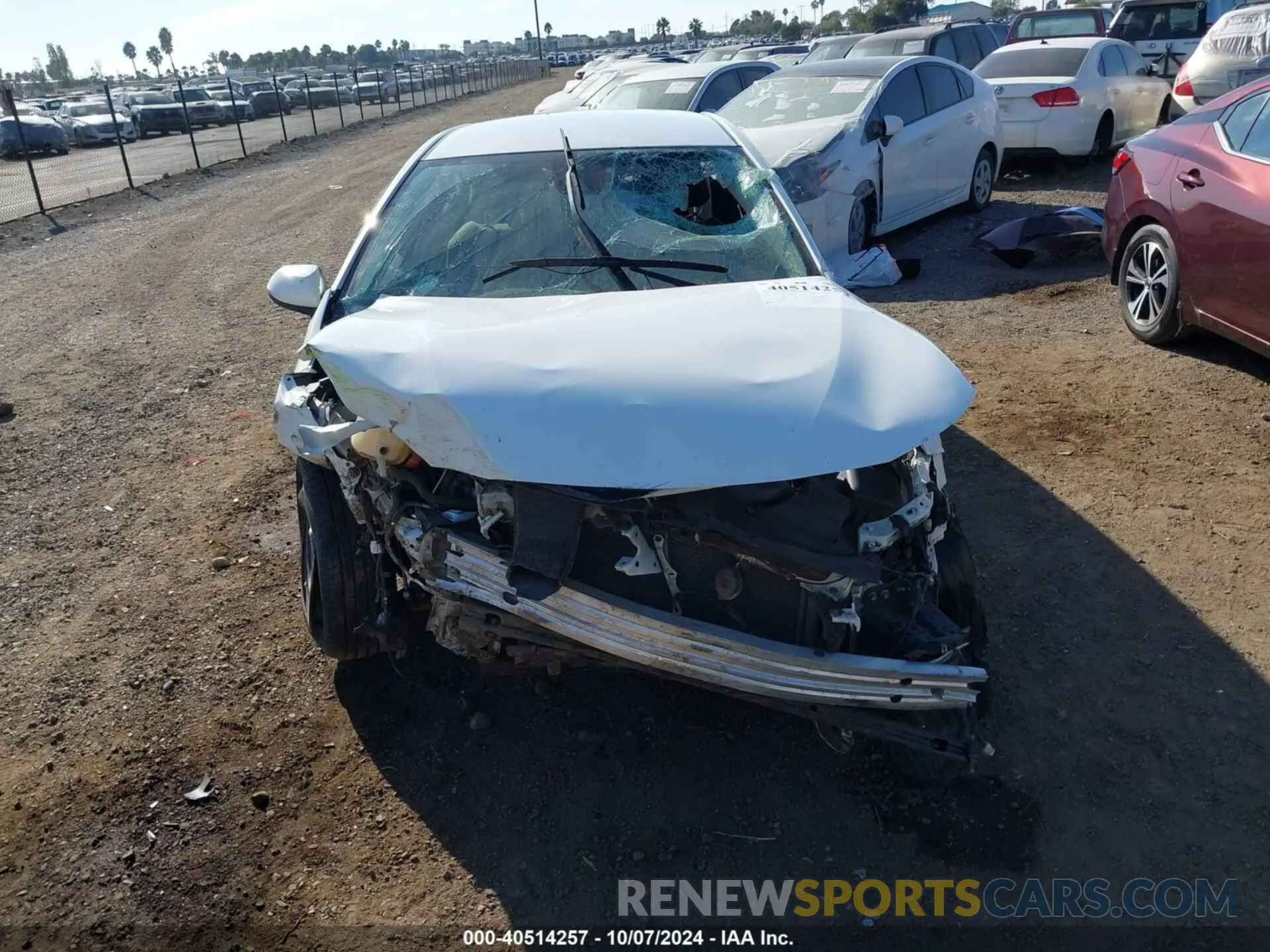 13 fotografías del automóvil dañado JTDEPRAE9LJ110804 TOYOTA COROLLA 2020