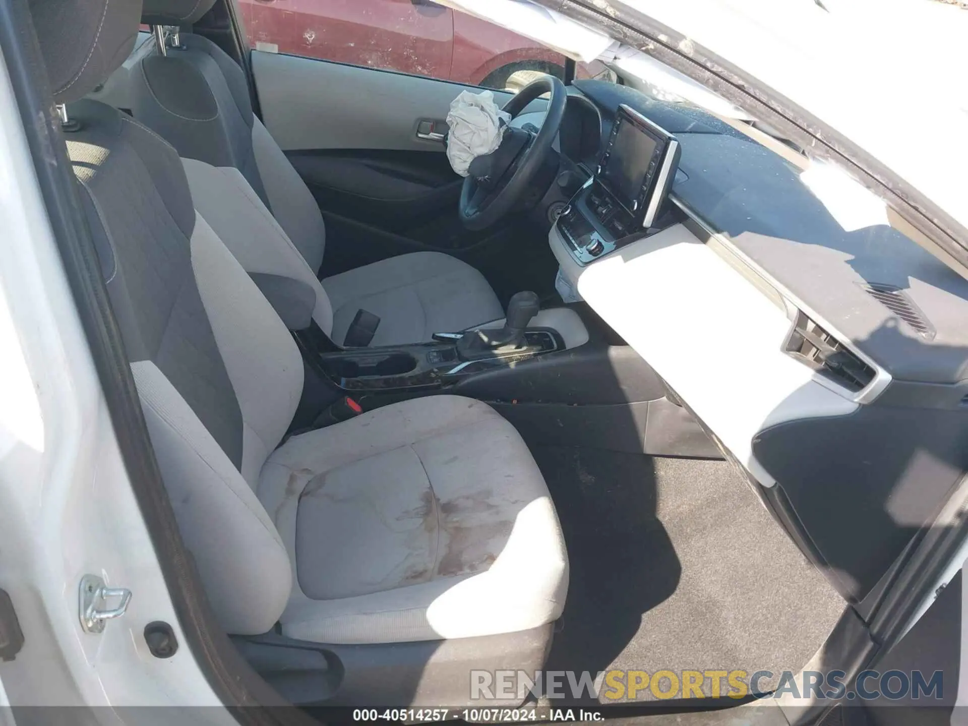 5 fotografías del automóvil dañado JTDEPRAE9LJ110804 TOYOTA COROLLA 2020