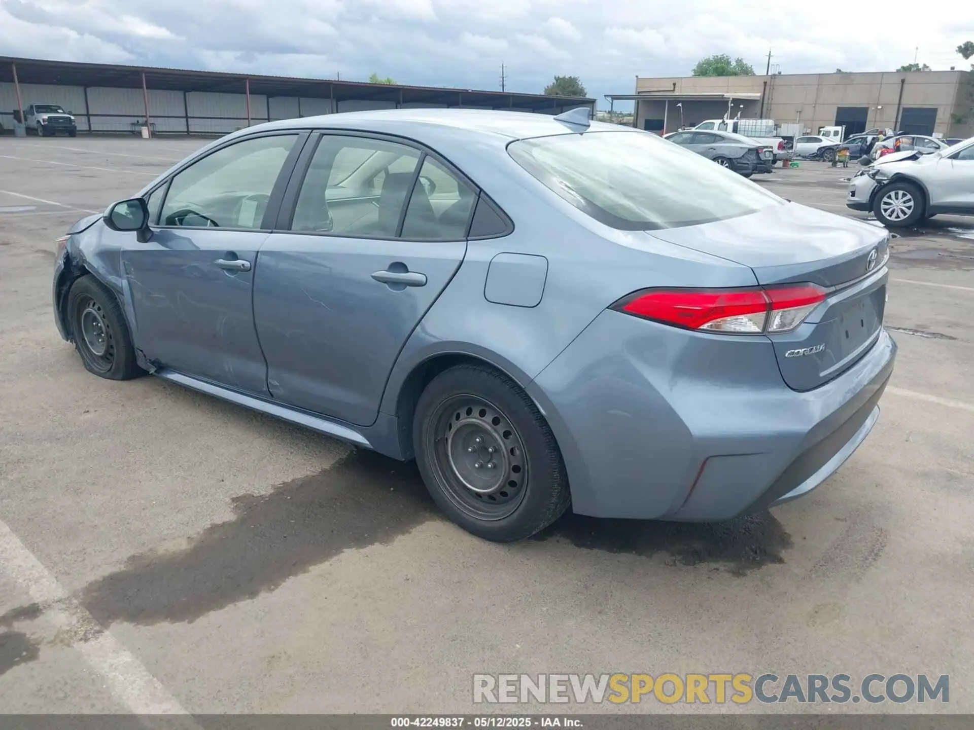3 fotografías del automóvil dañado JTDEPRAE9LJ116683 TOYOTA COROLLA 2020