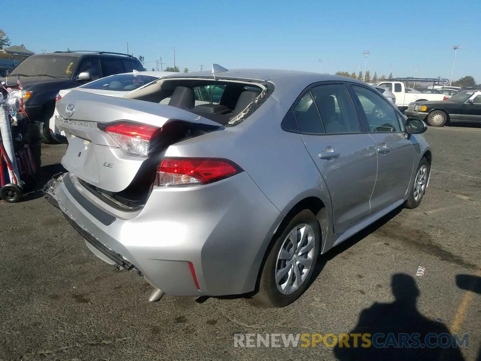 4 fotografías del automóvil dañado JTDEPRAEXLJ000912 TOYOTA COROLLA 2020