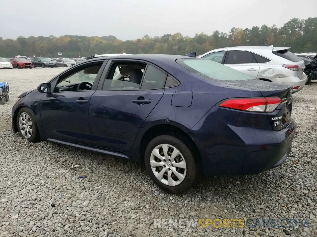 2 fotografías del automóvil dañado JTDEPRAEXLJ013594 TOYOTA COROLLA 2020