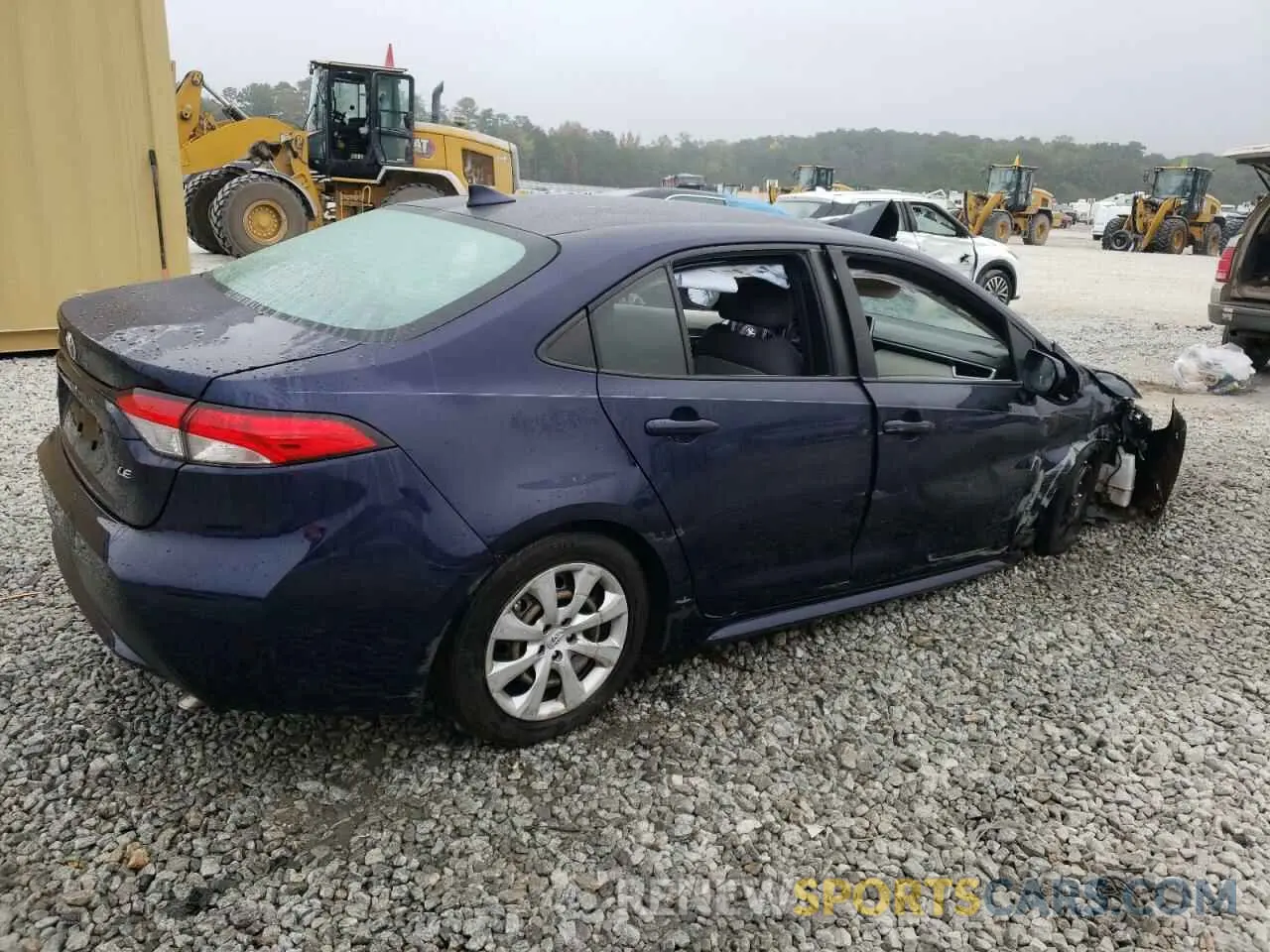 3 fotografías del automóvil dañado JTDEPRAEXLJ013594 TOYOTA COROLLA 2020