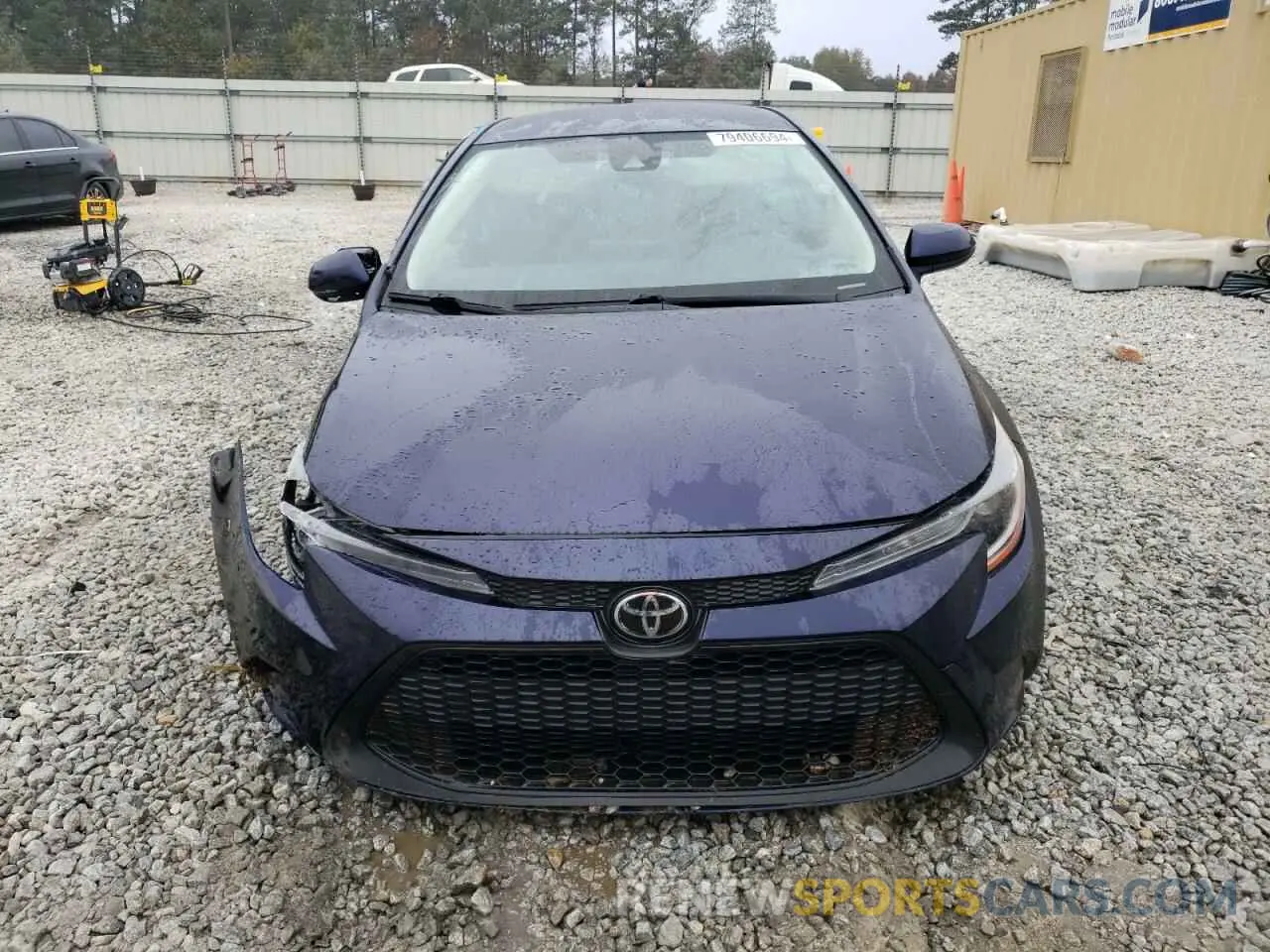 5 fotografías del automóvil dañado JTDEPRAEXLJ013594 TOYOTA COROLLA 2020