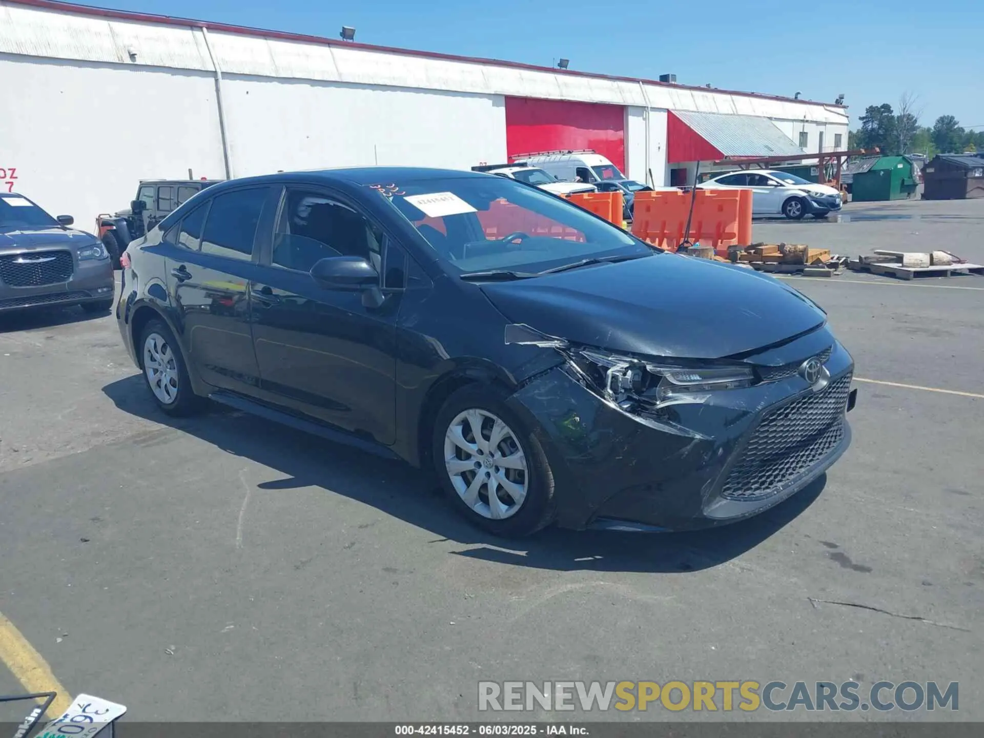 1 fotografías del automóvil dañado JTDEPRAEXLJ013918 TOYOTA COROLLA 2020