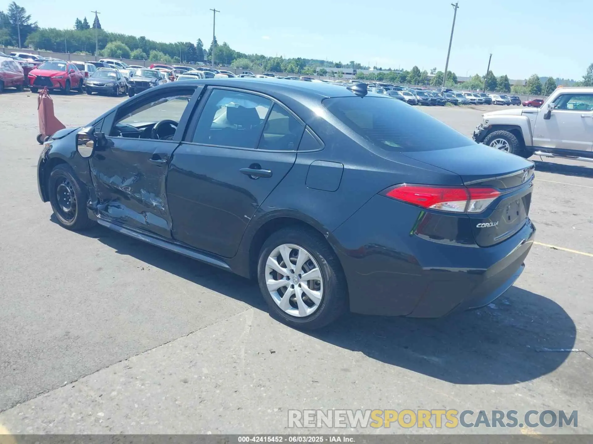 3 fotografías del automóvil dañado JTDEPRAEXLJ013918 TOYOTA COROLLA 2020