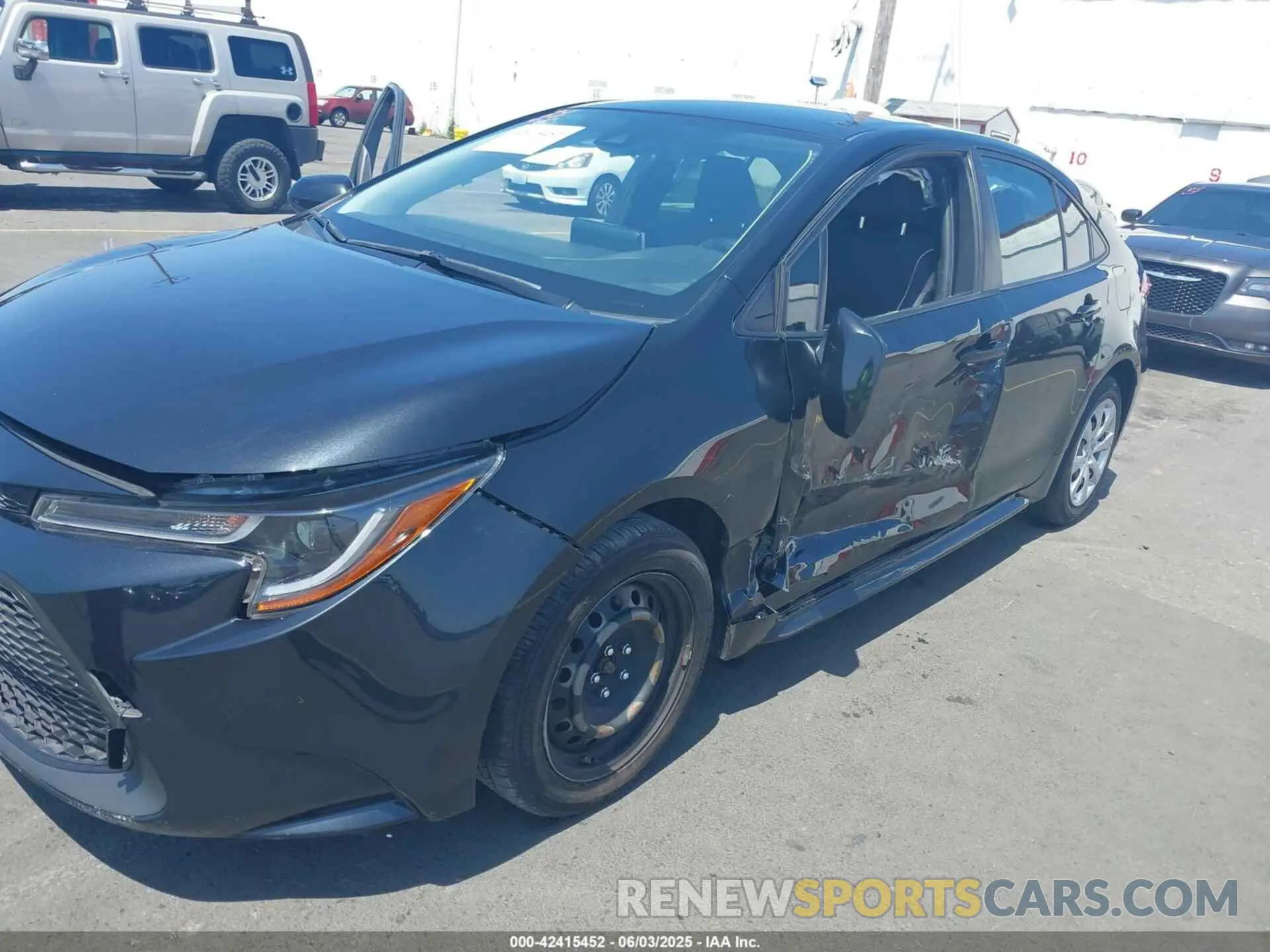 6 fotografías del automóvil dañado JTDEPRAEXLJ013918 TOYOTA COROLLA 2020