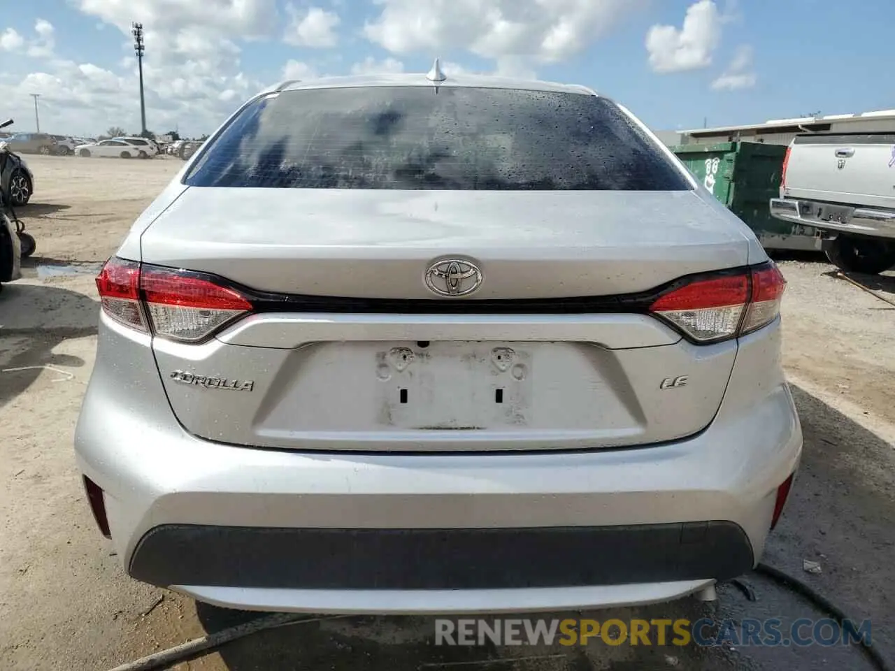 6 fotografías del automóvil dañado JTDEPRAEXLJ018486 TOYOTA COROLLA 2020