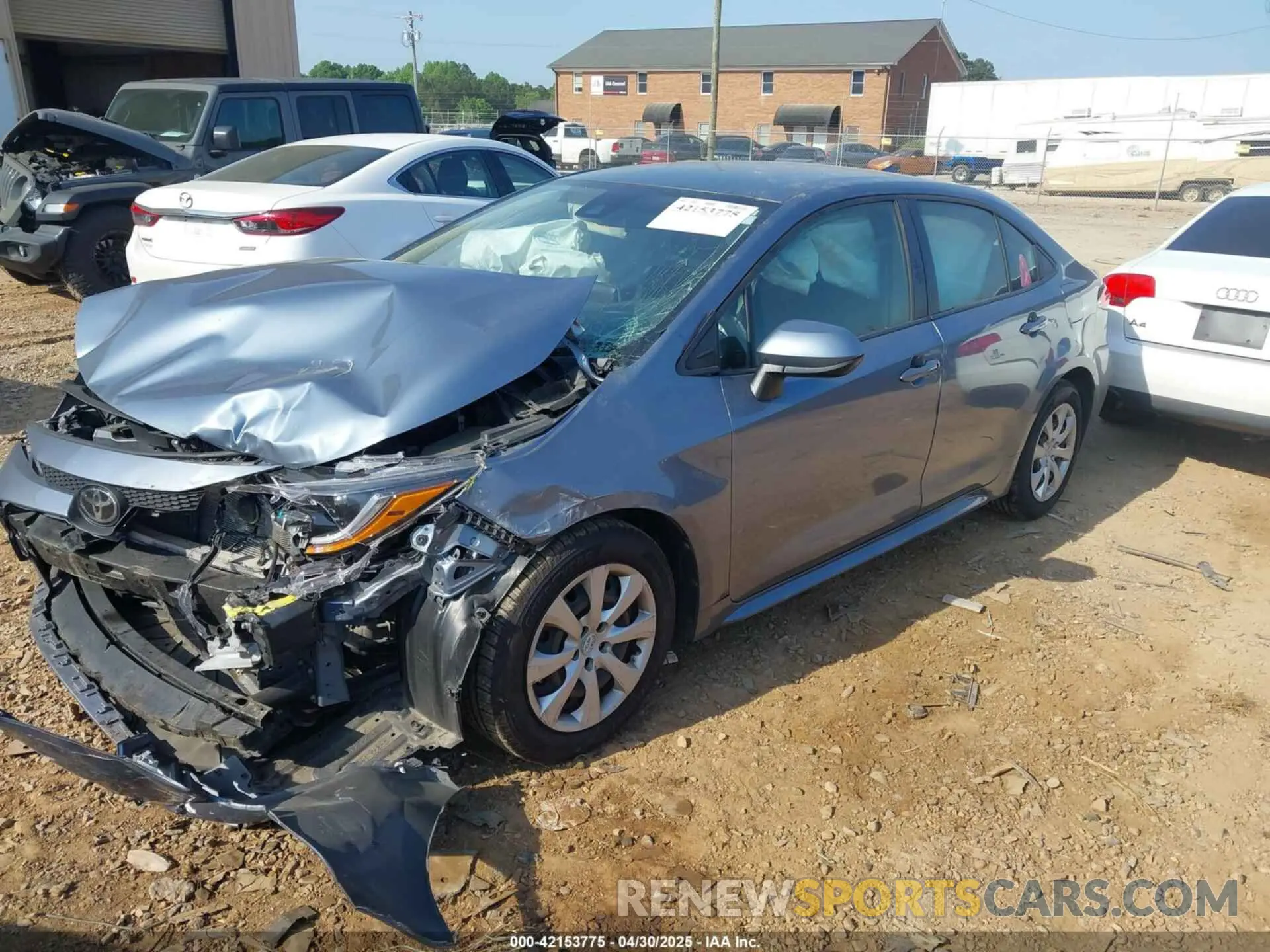 2 fotografías del automóvil dañado JTDEPRAEXLJ018939 TOYOTA COROLLA 2020