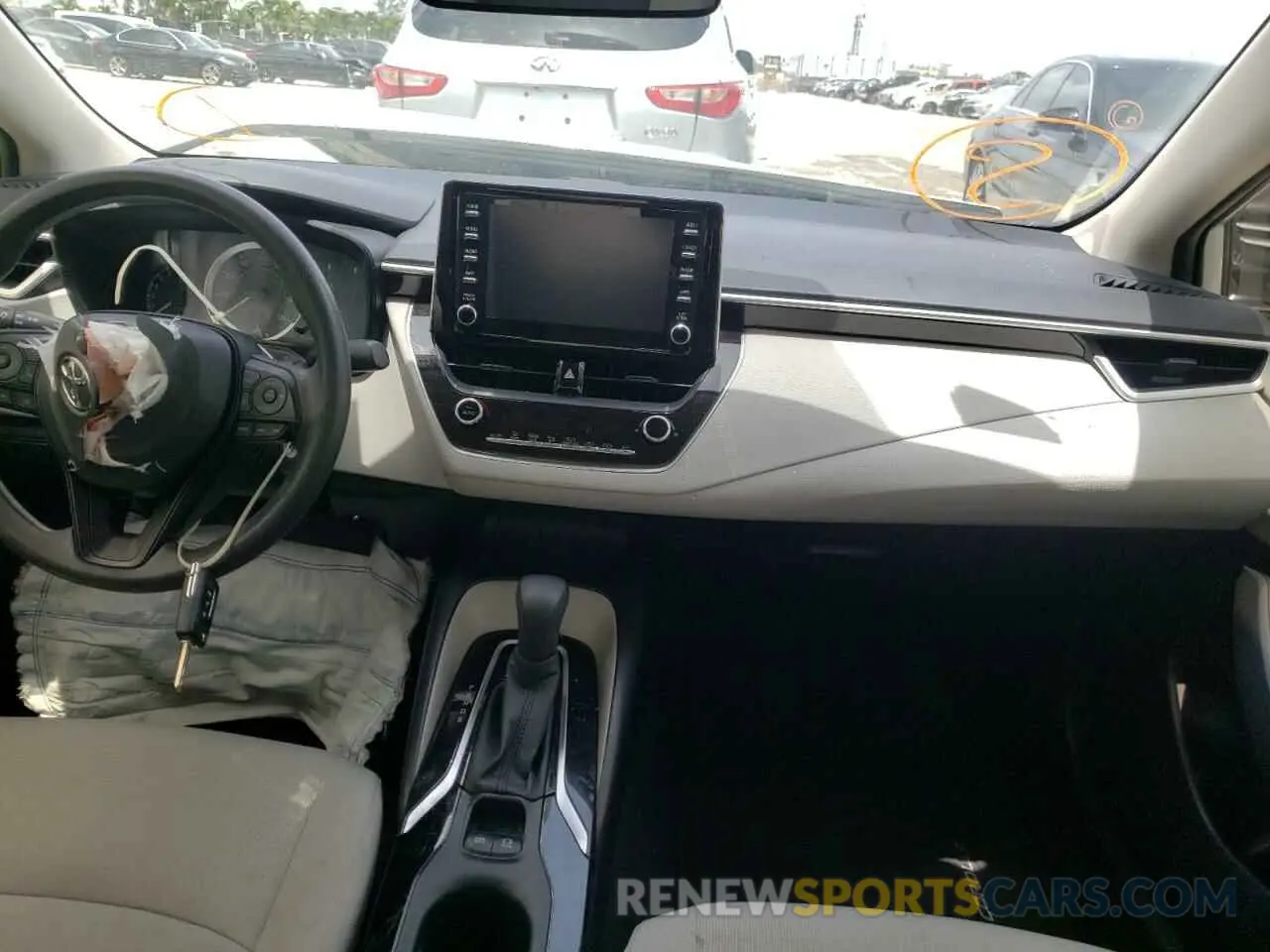 9 fotografías del automóvil dañado JTDEPRAEXLJ021467 TOYOTA COROLLA 2020