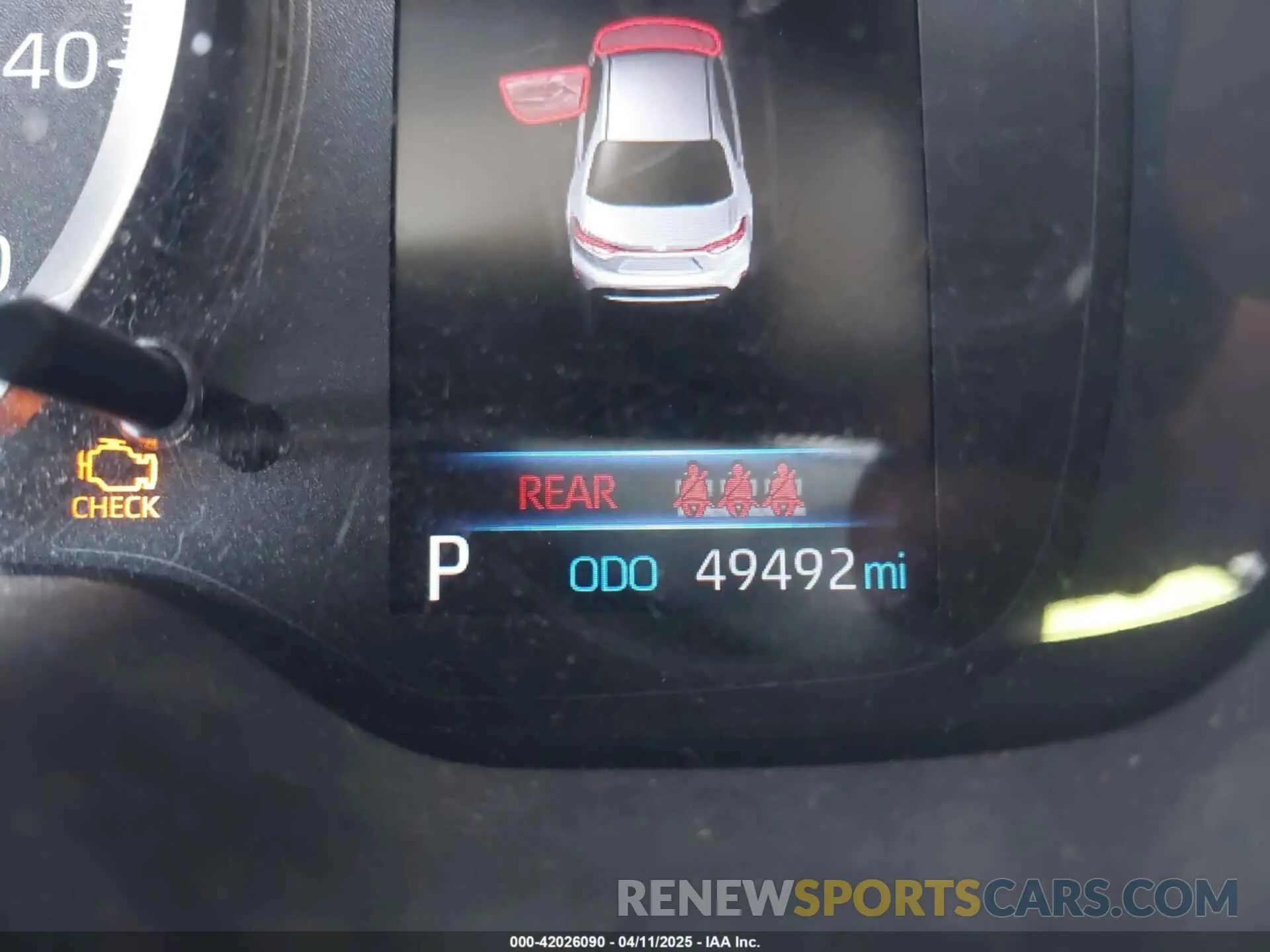 15 fotografías del automóvil dañado JTDEPRAEXLJ021582 TOYOTA COROLLA 2020