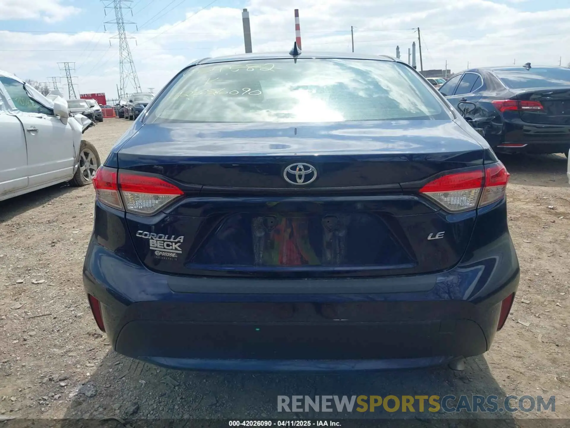 16 fotografías del automóvil dañado JTDEPRAEXLJ021582 TOYOTA COROLLA 2020