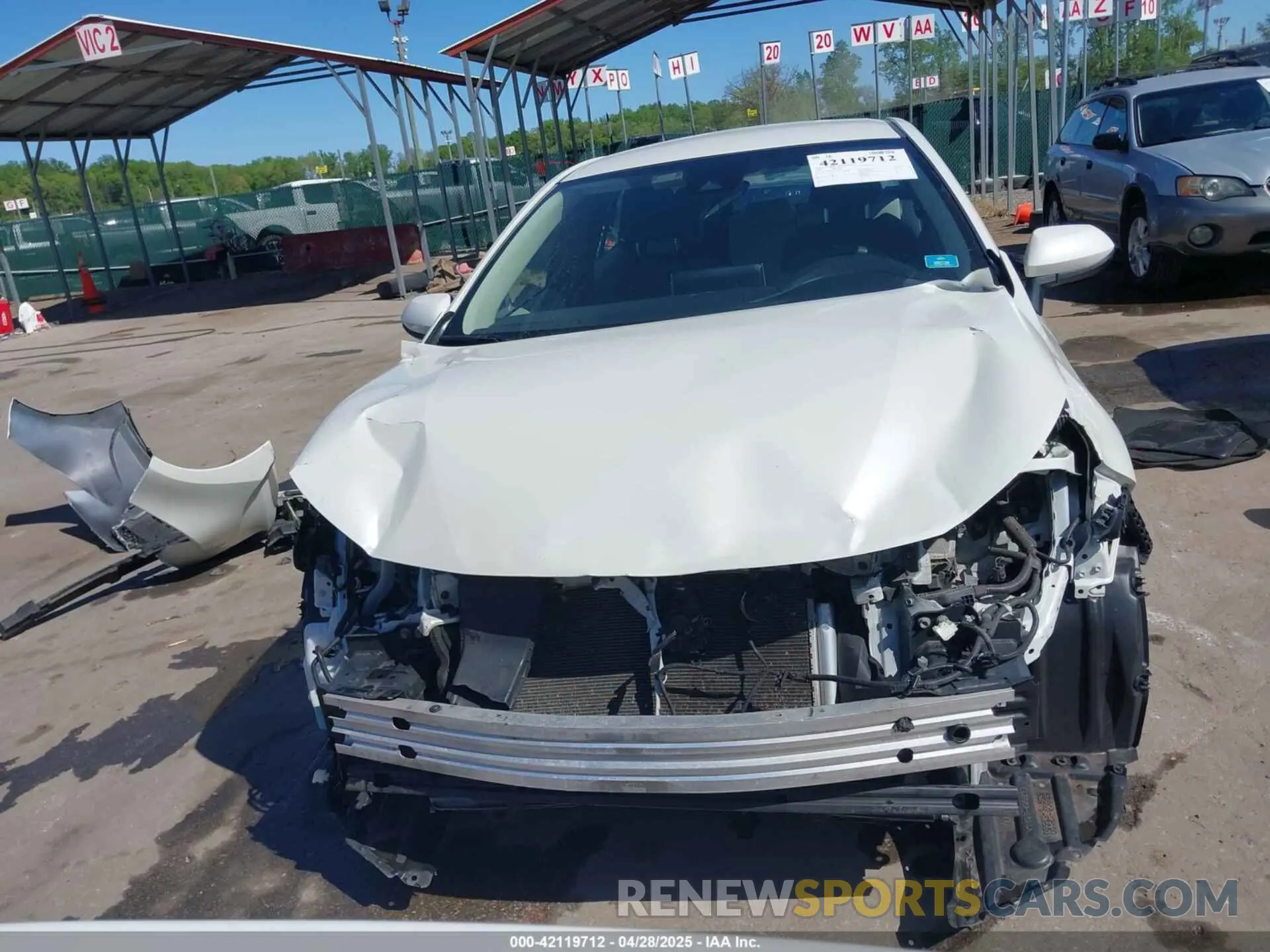 13 fotografías del automóvil dañado JTDEPRAEXLJ022781 TOYOTA COROLLA 2020