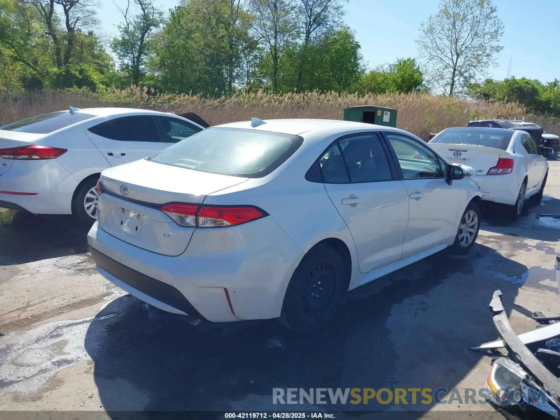 4 fotografías del automóvil dañado JTDEPRAEXLJ022781 TOYOTA COROLLA 2020