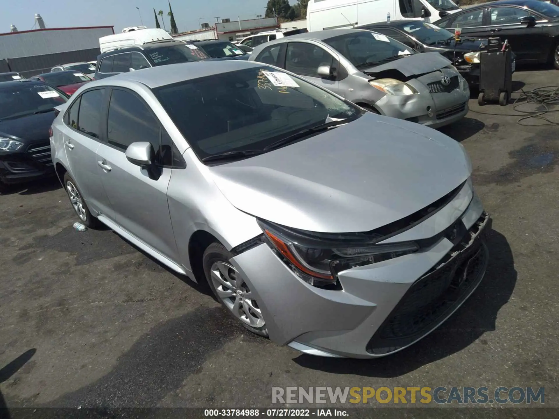 1 fotografías del automóvil dañado JTDEPRAEXLJ024563 TOYOTA COROLLA 2020