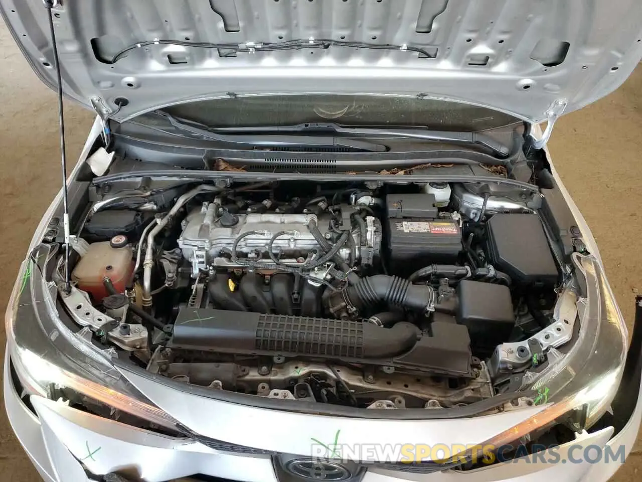 11 fotografías del automóvil dañado JTDEPRAEXLJ025292 TOYOTA COROLLA 2020