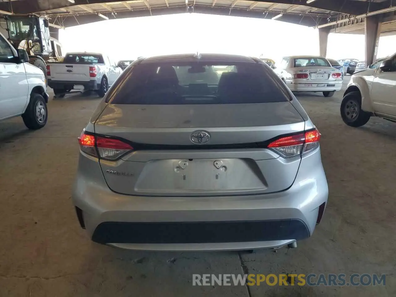 6 fotografías del automóvil dañado JTDEPRAEXLJ025292 TOYOTA COROLLA 2020