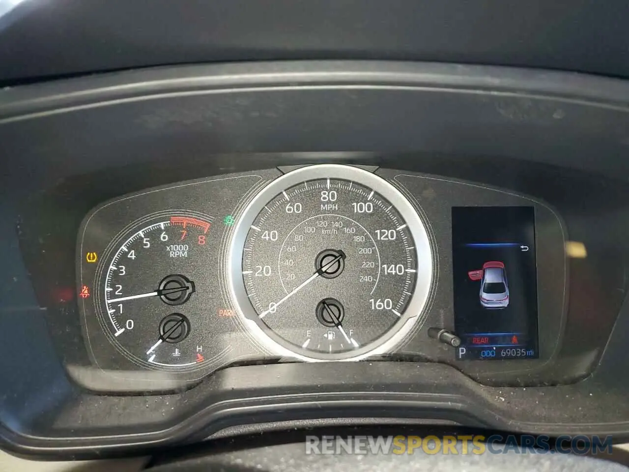 9 fotografías del automóvil dañado JTDEPRAEXLJ025292 TOYOTA COROLLA 2020