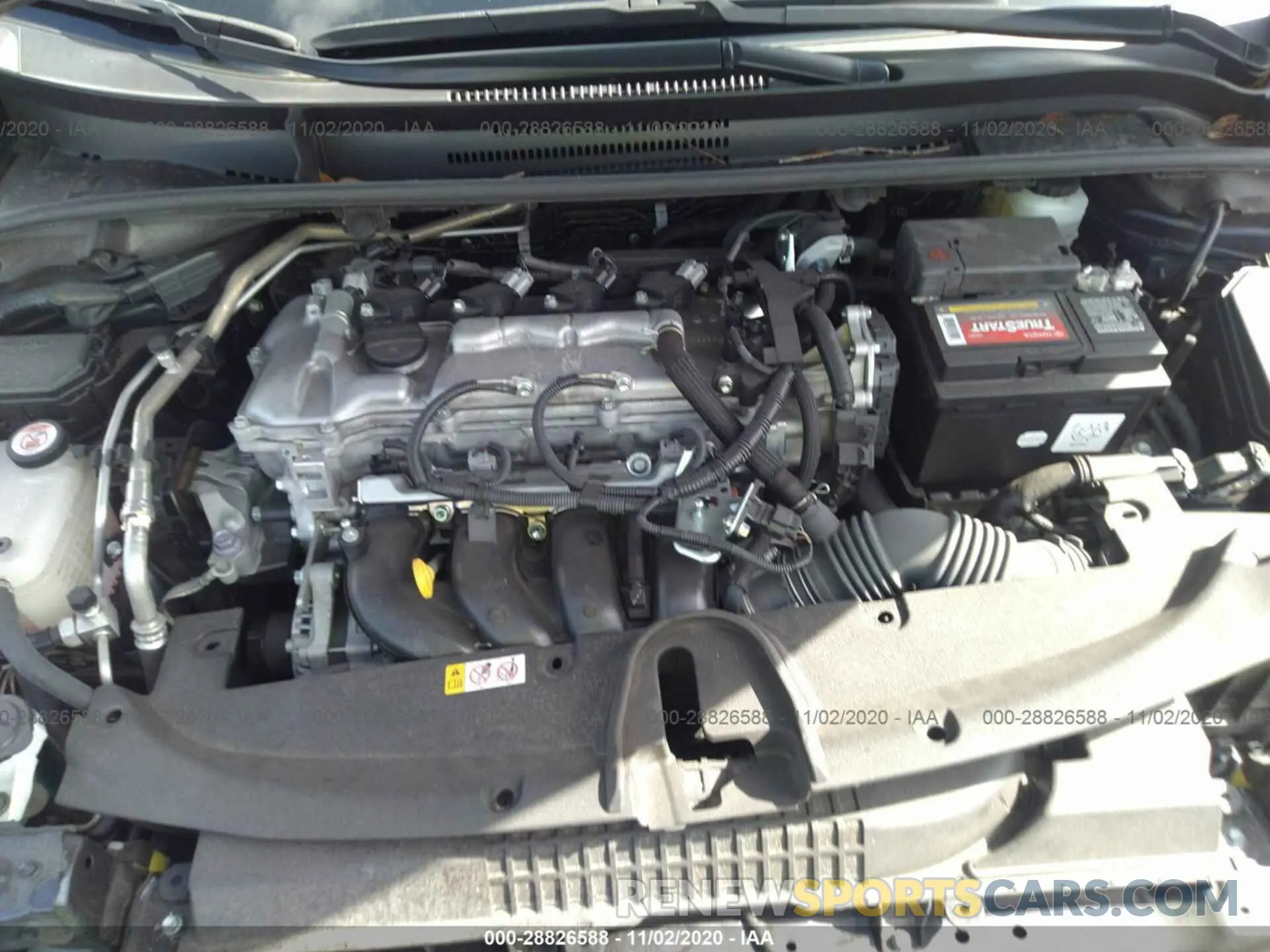 10 fotografías del automóvil dañado JTDEPRAEXLJ028824 TOYOTA COROLLA 2020