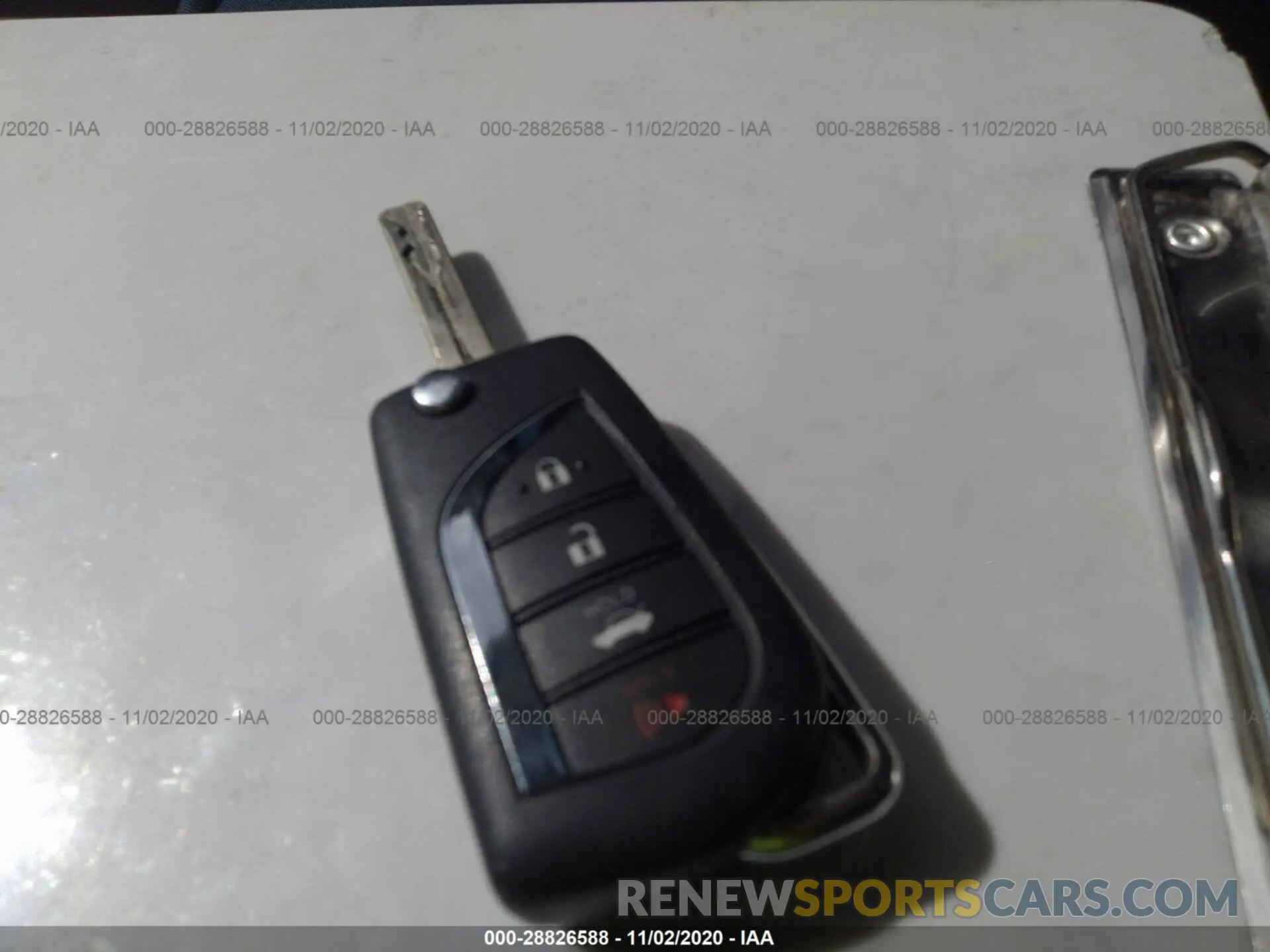 11 fotografías del automóvil dañado JTDEPRAEXLJ028824 TOYOTA COROLLA 2020